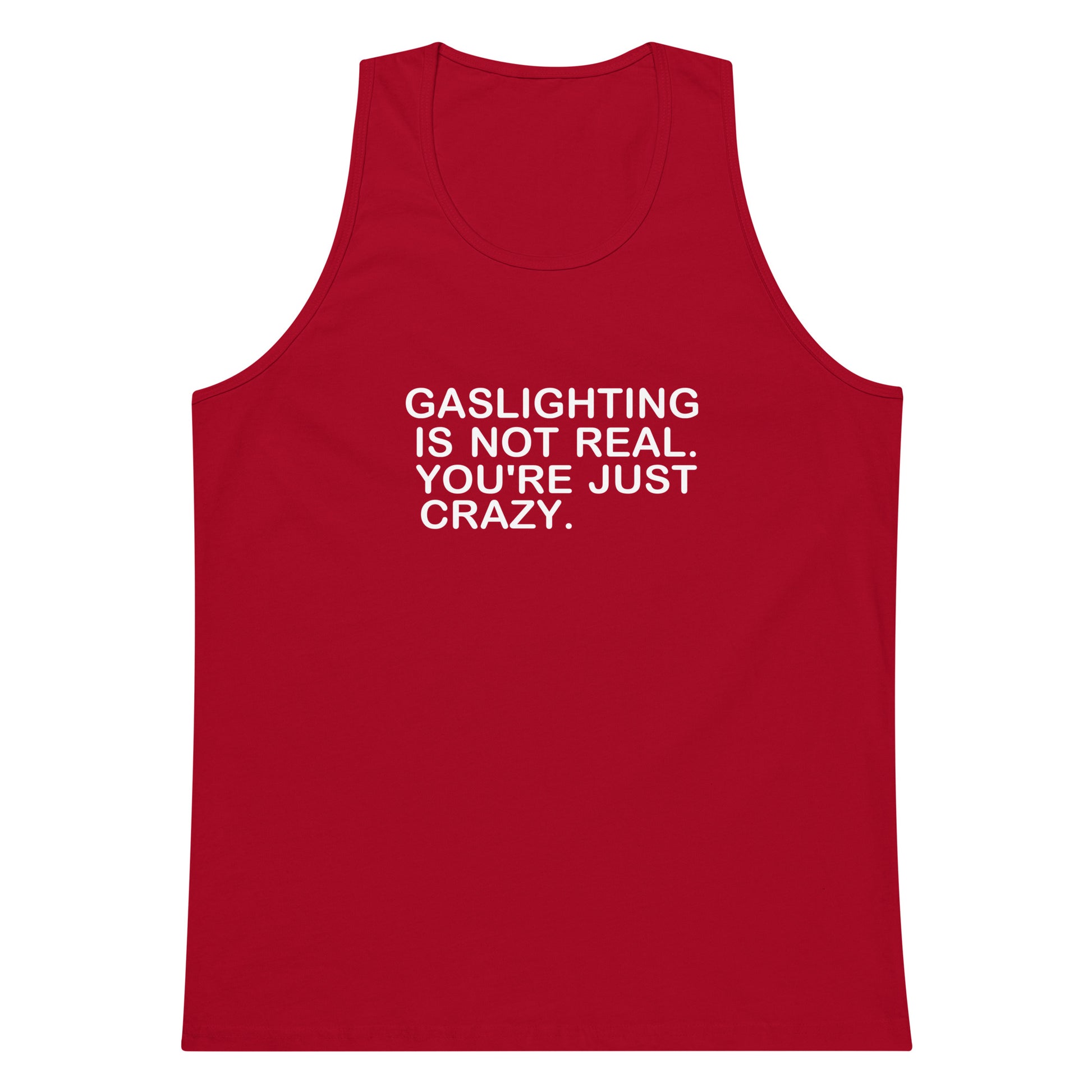 Gaslighting Tank Top - Red