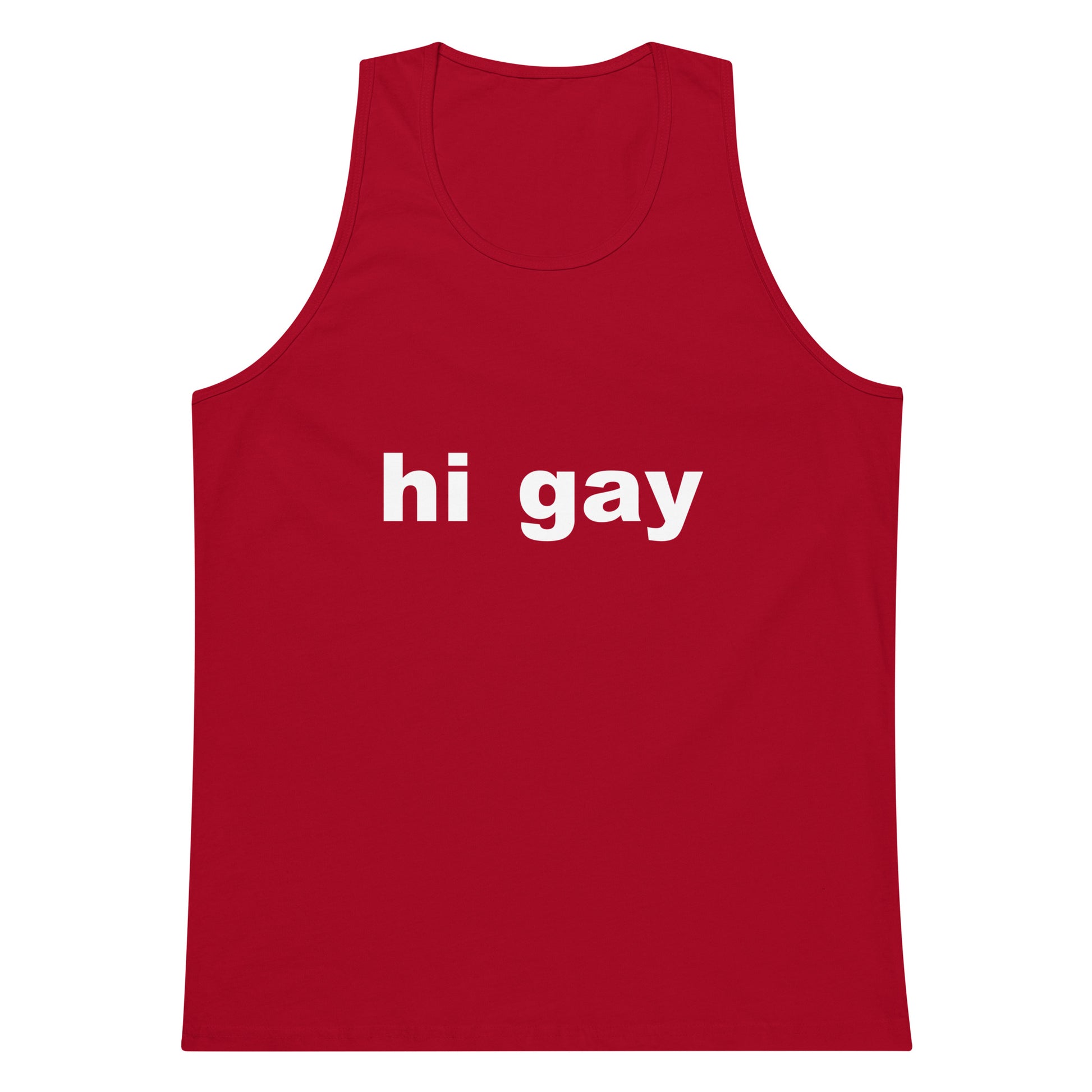 Hi Gay Tank Top - Red