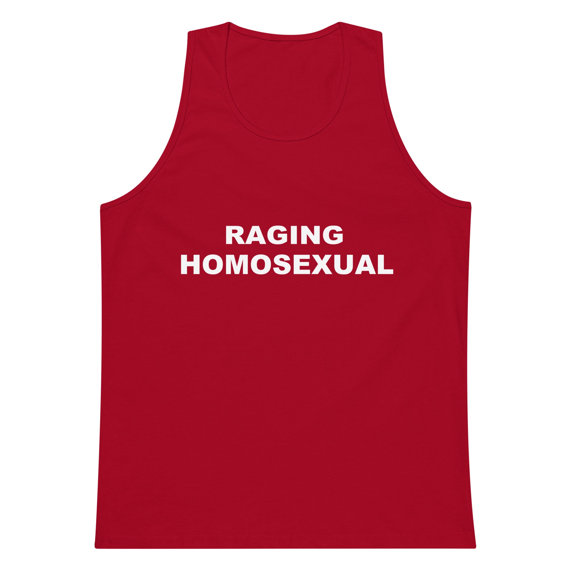 Raging Homosexual Tank Top - Red