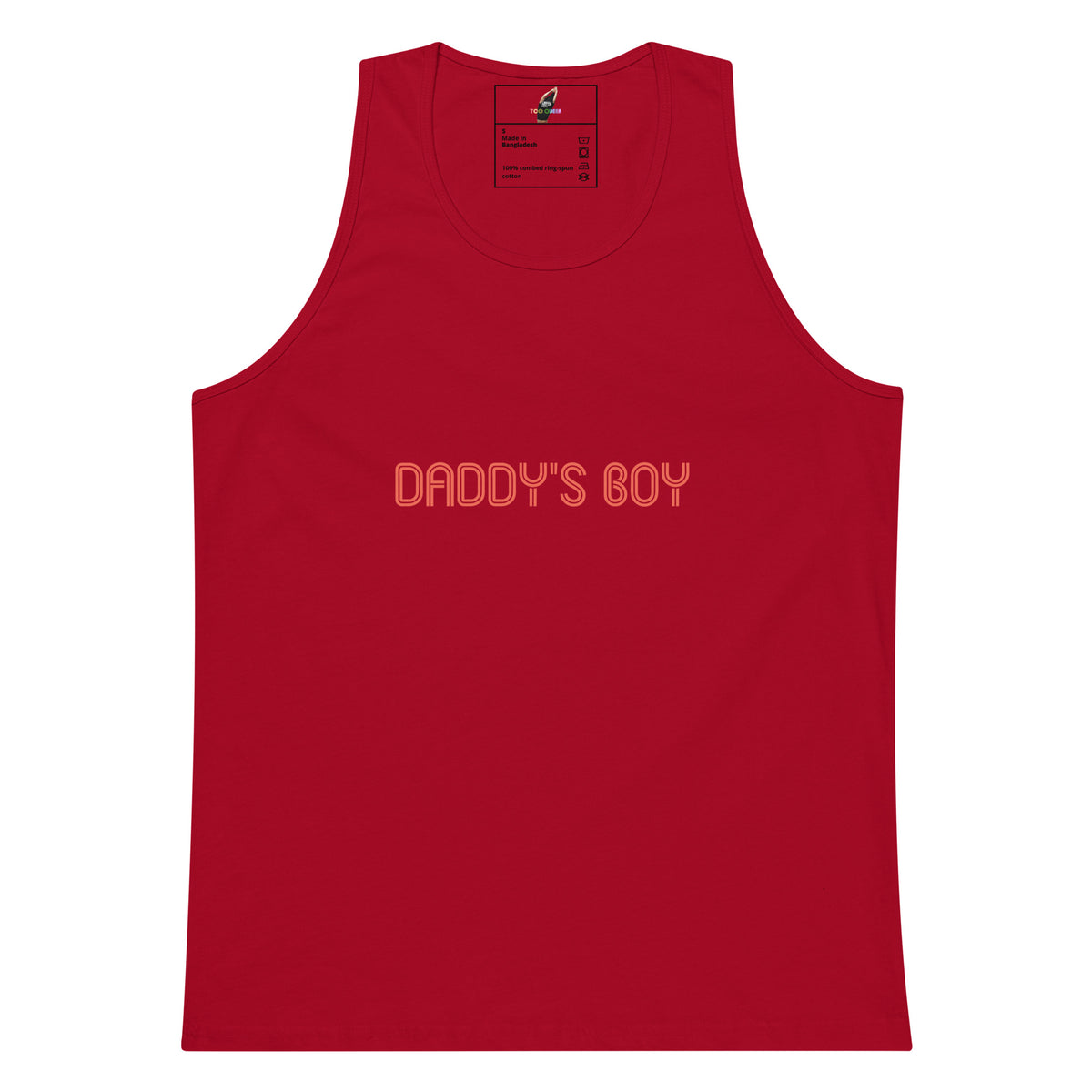 Daddy's Boy Unisex tank top - Red