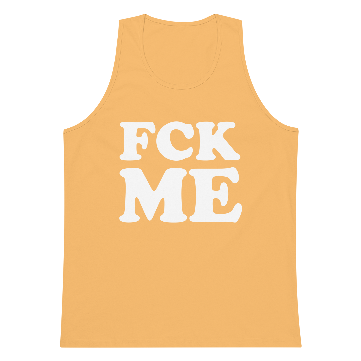 FCK Me Tank Top - Squash