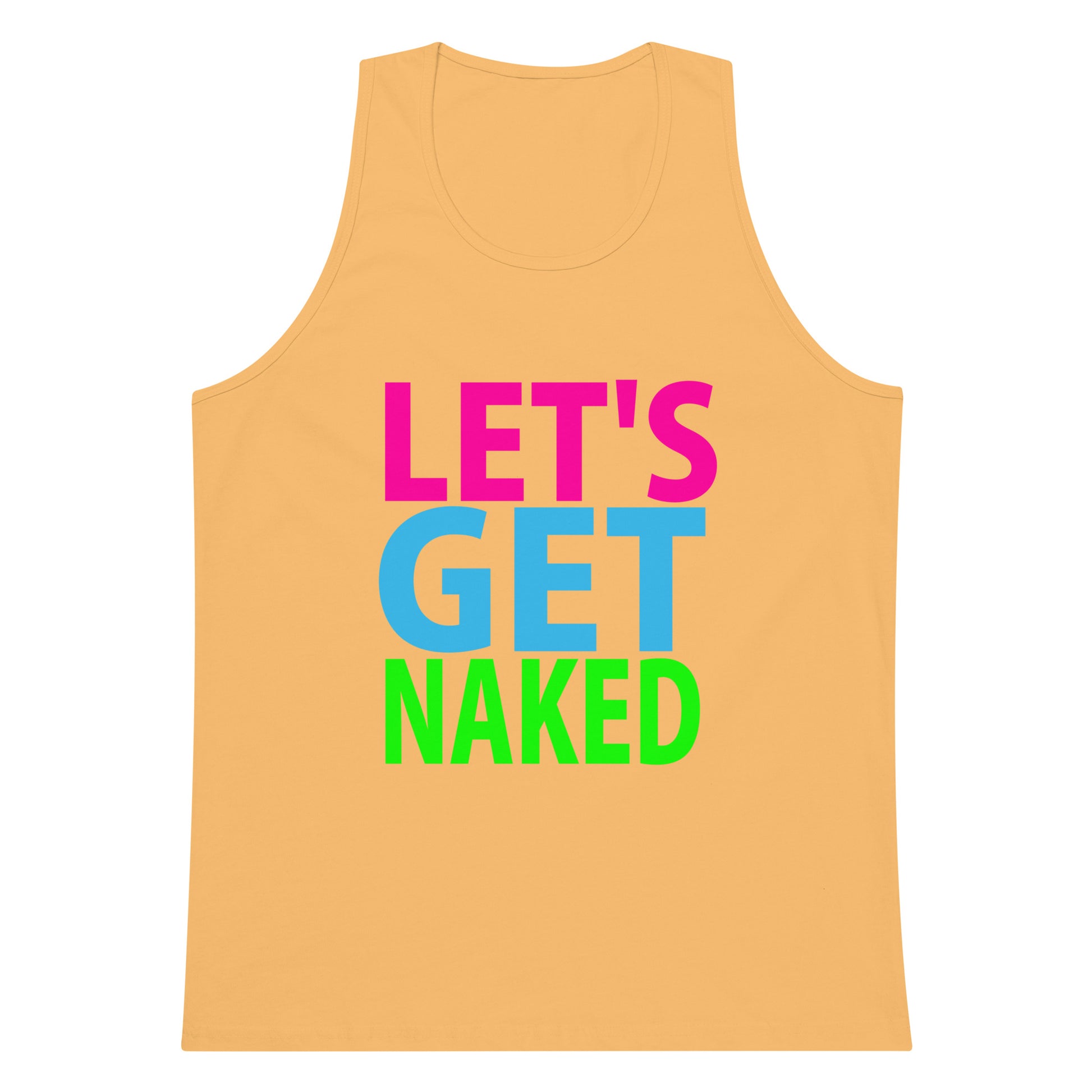 Let's Get Naked Tank Top - Squash