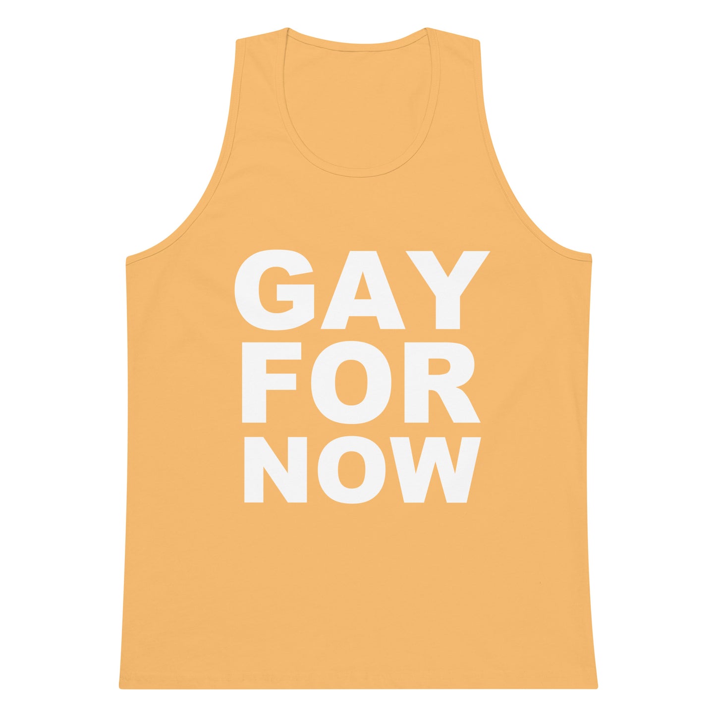 Gay For Now Tank Top - Squash