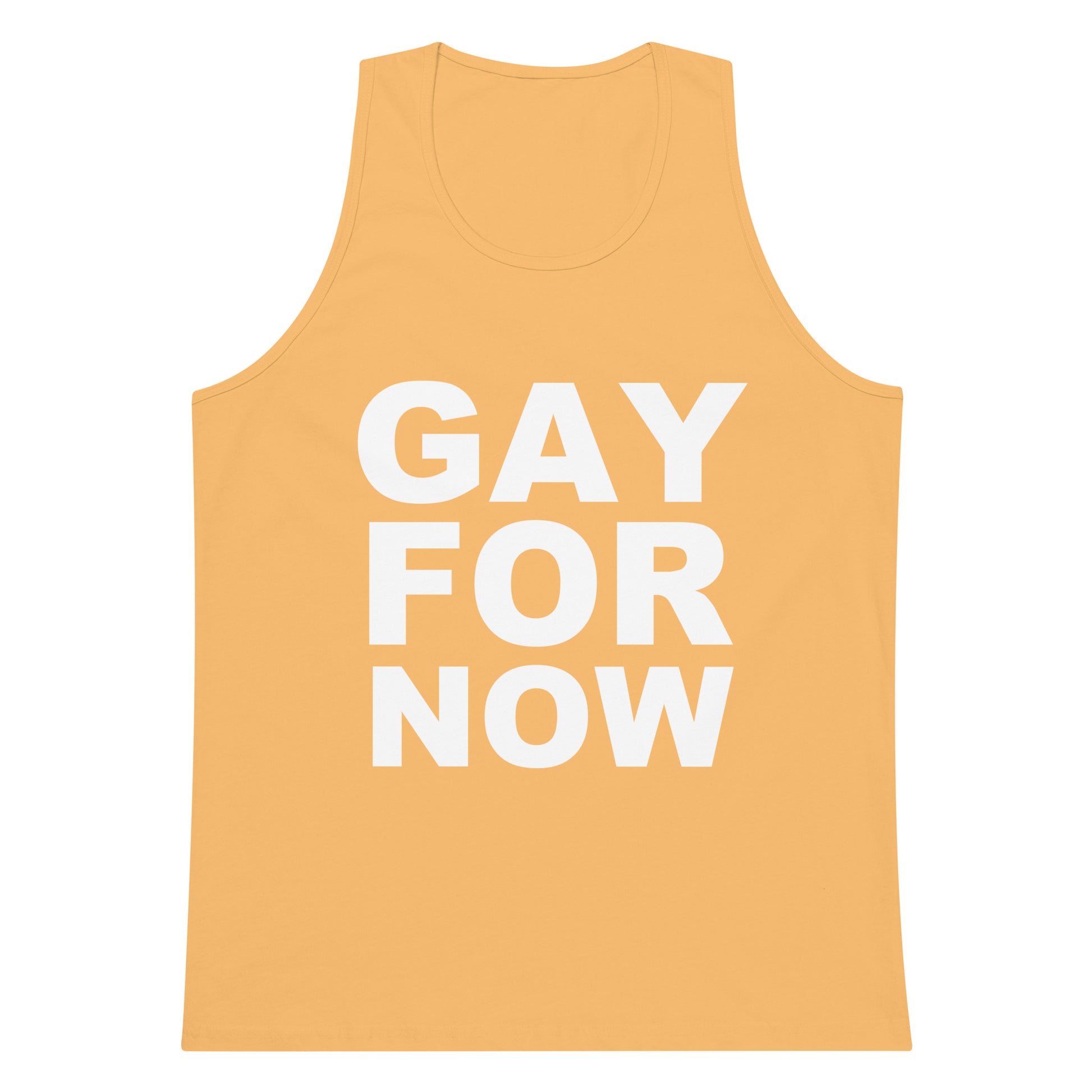 Gay For Now Tank Top - Squash