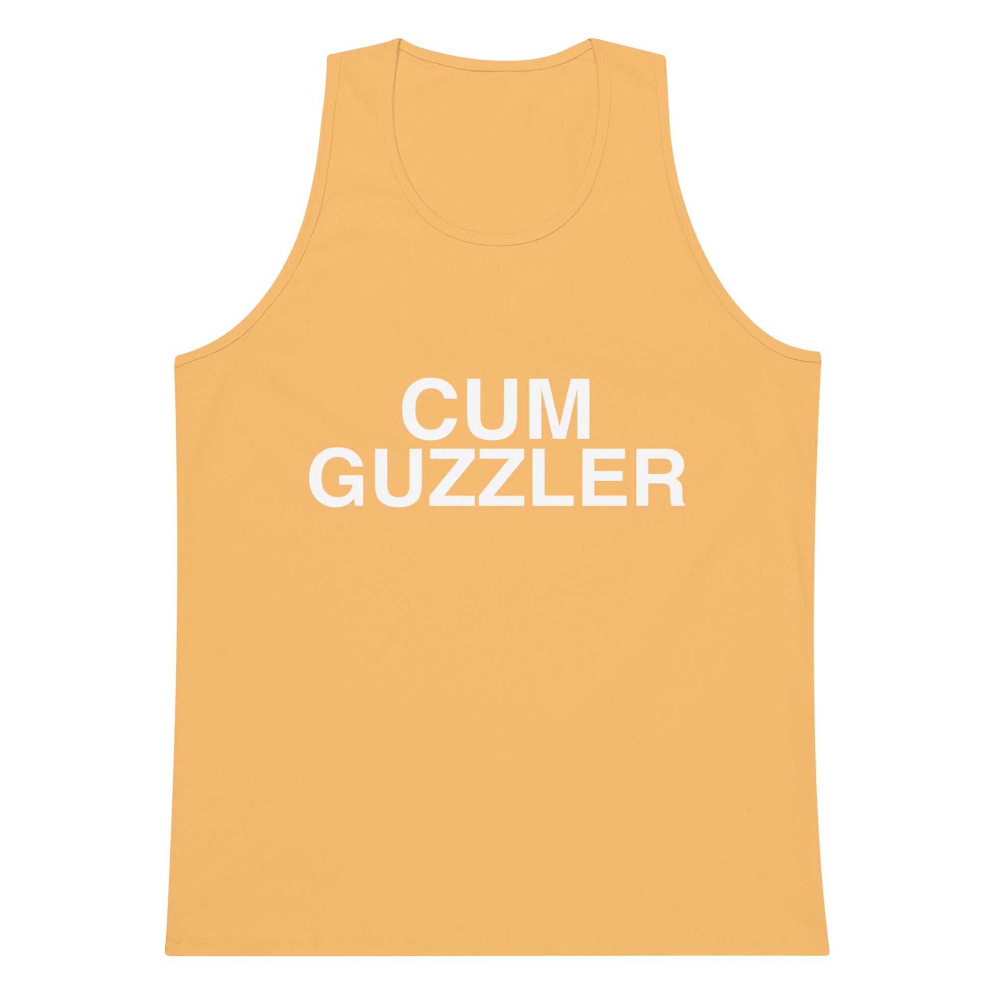 Cum Guzzler Tank Top - Squash