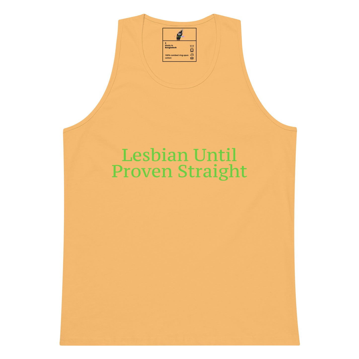 Lesbian Until Proven Straight Tank Top - Squash
