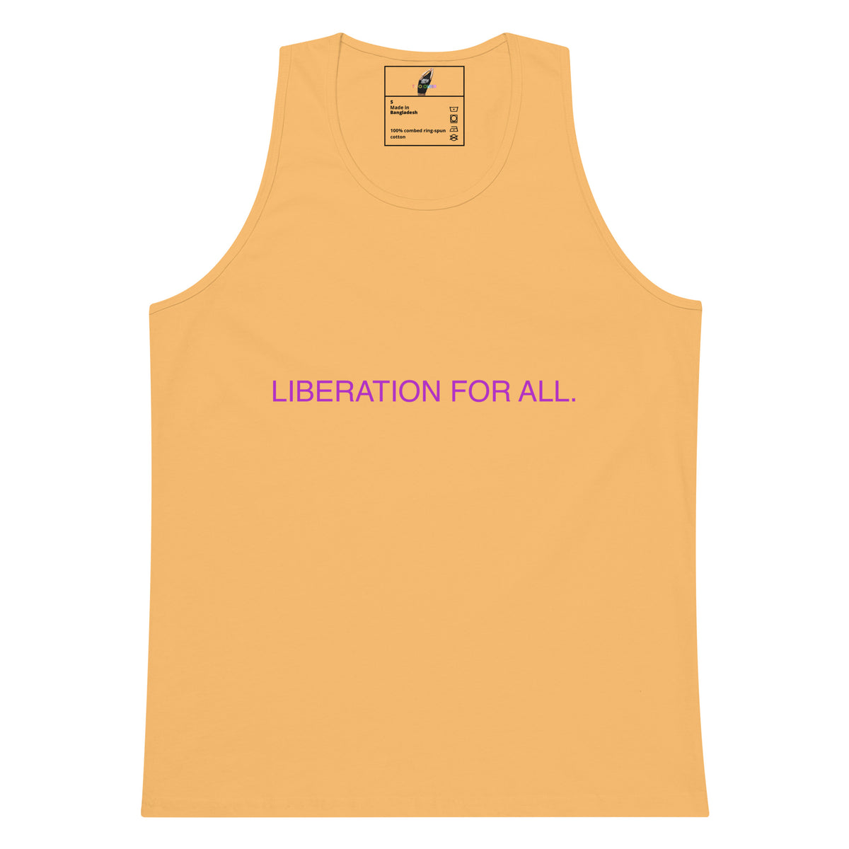 Liberation For All Unisex Tank Top - Squash