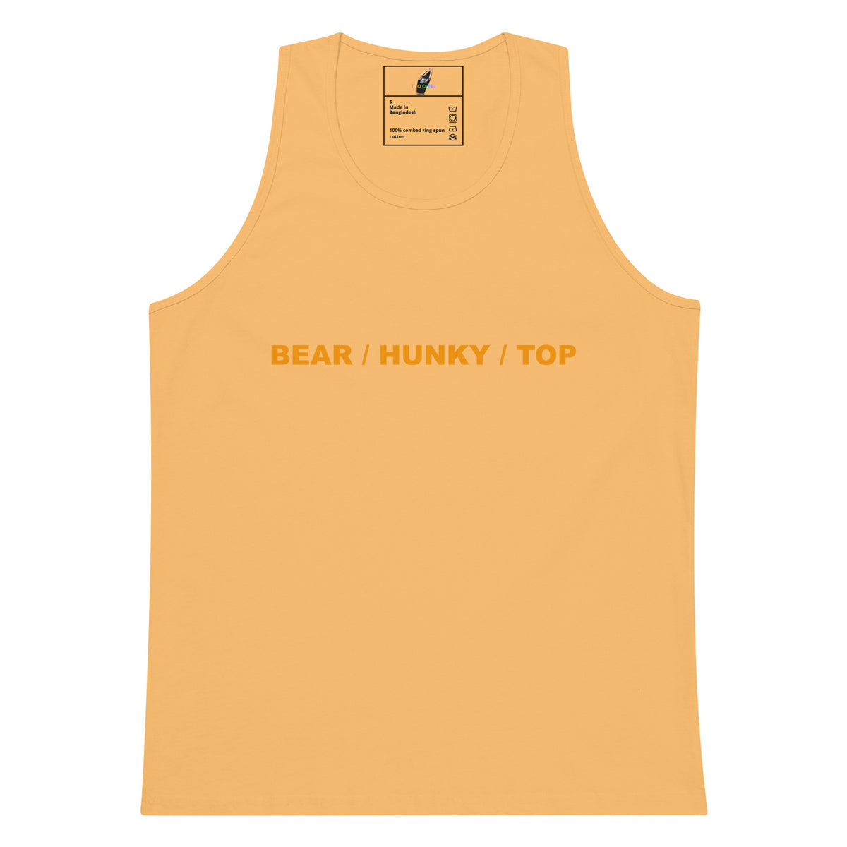 Bear / Hunky / Top Unisex tank top - Squash