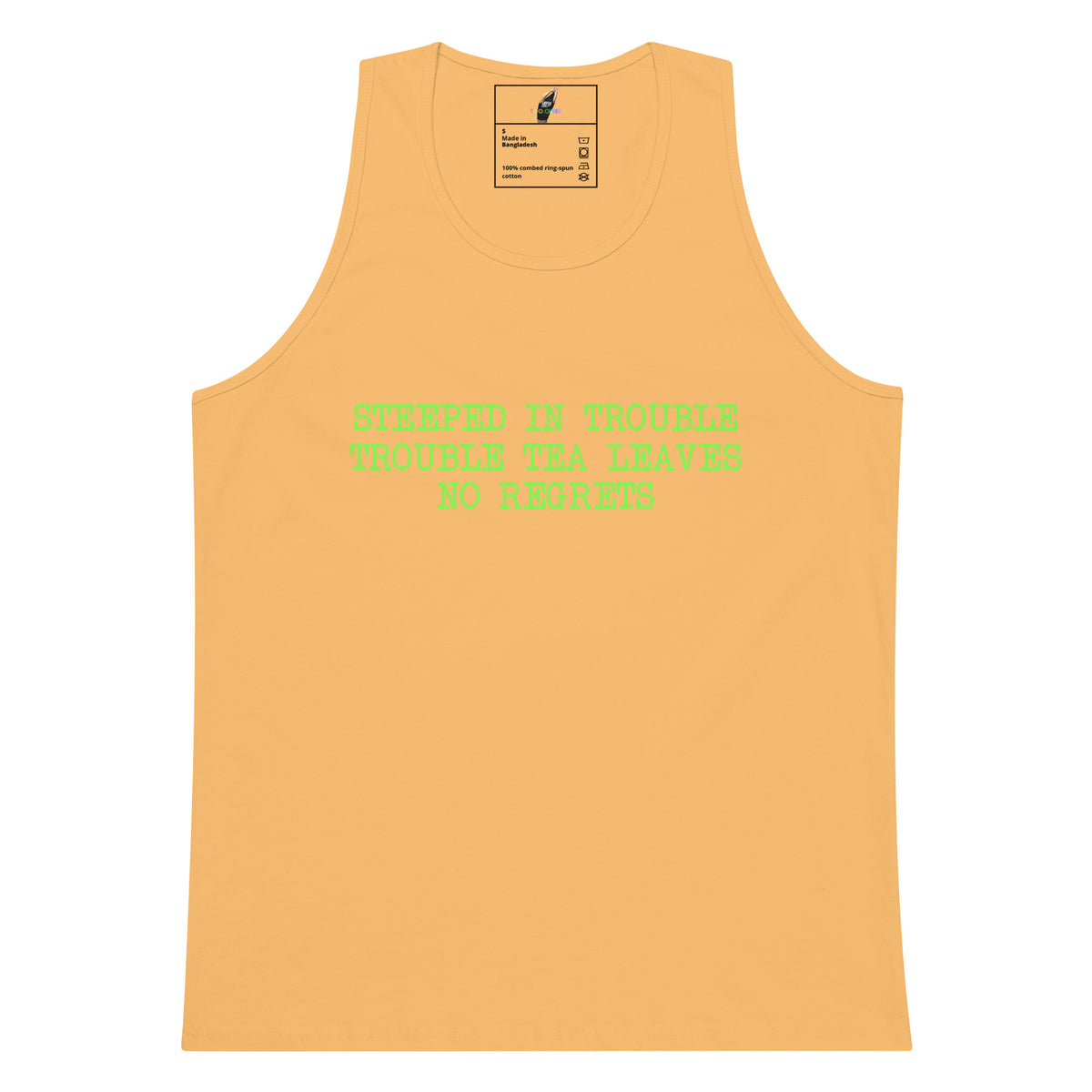 Steeped In Trouble Unisex tank top - Squash