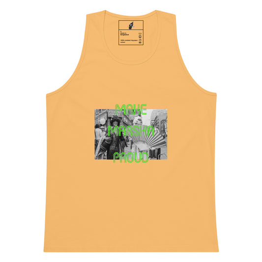 Make Marsha Proud Unisex tank top - Squash
