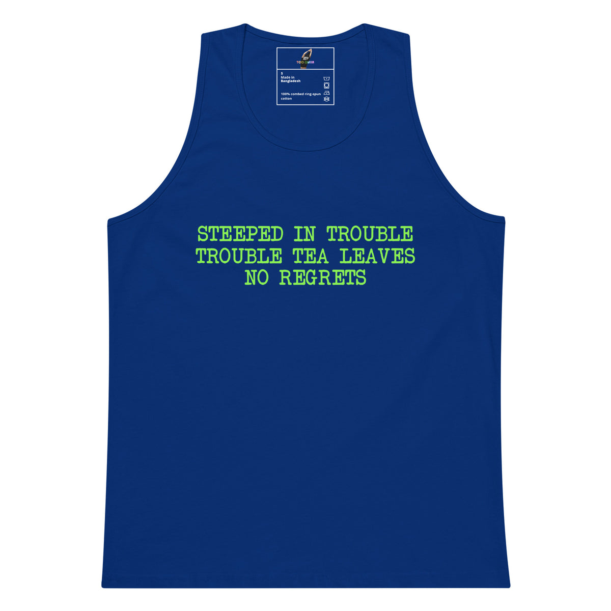 Steeped In Trouble Unisex tank top - Team Royal