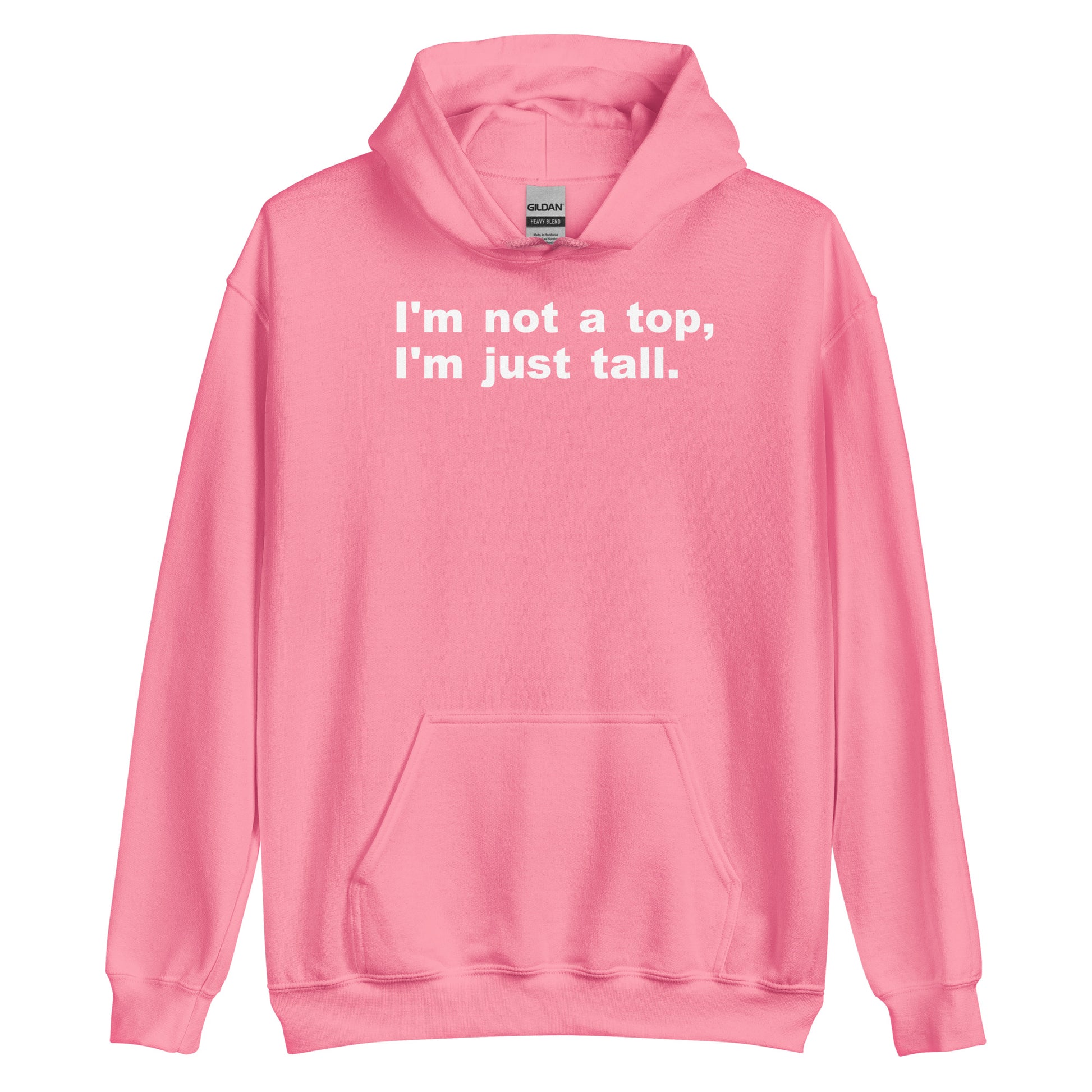 Pink hoodie with 'EAI' logo on a white background