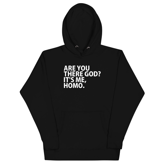 Are You There god? It's Me, HOMO Hoodie - Black