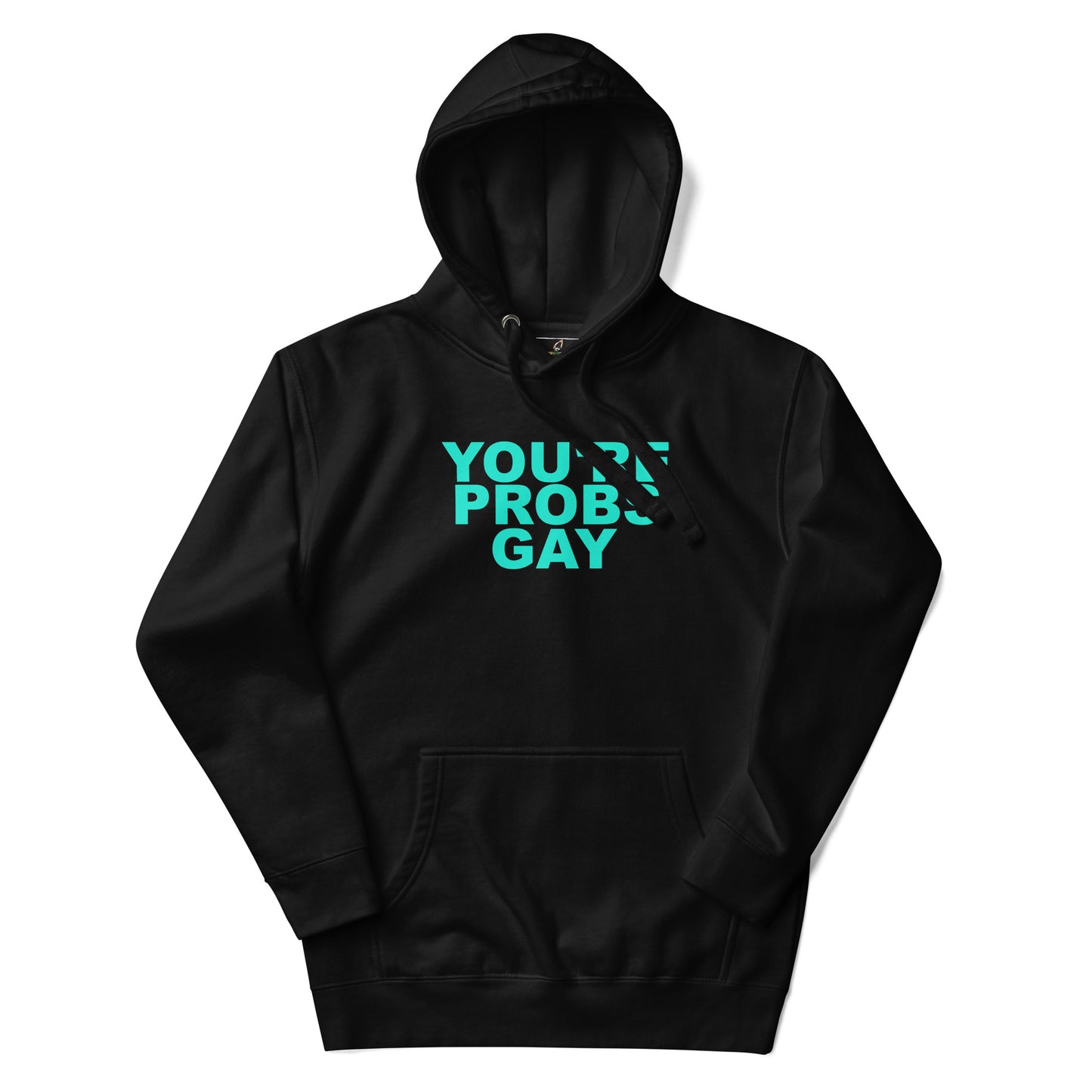 You're Probs Gay Unisex Hoodie - Black