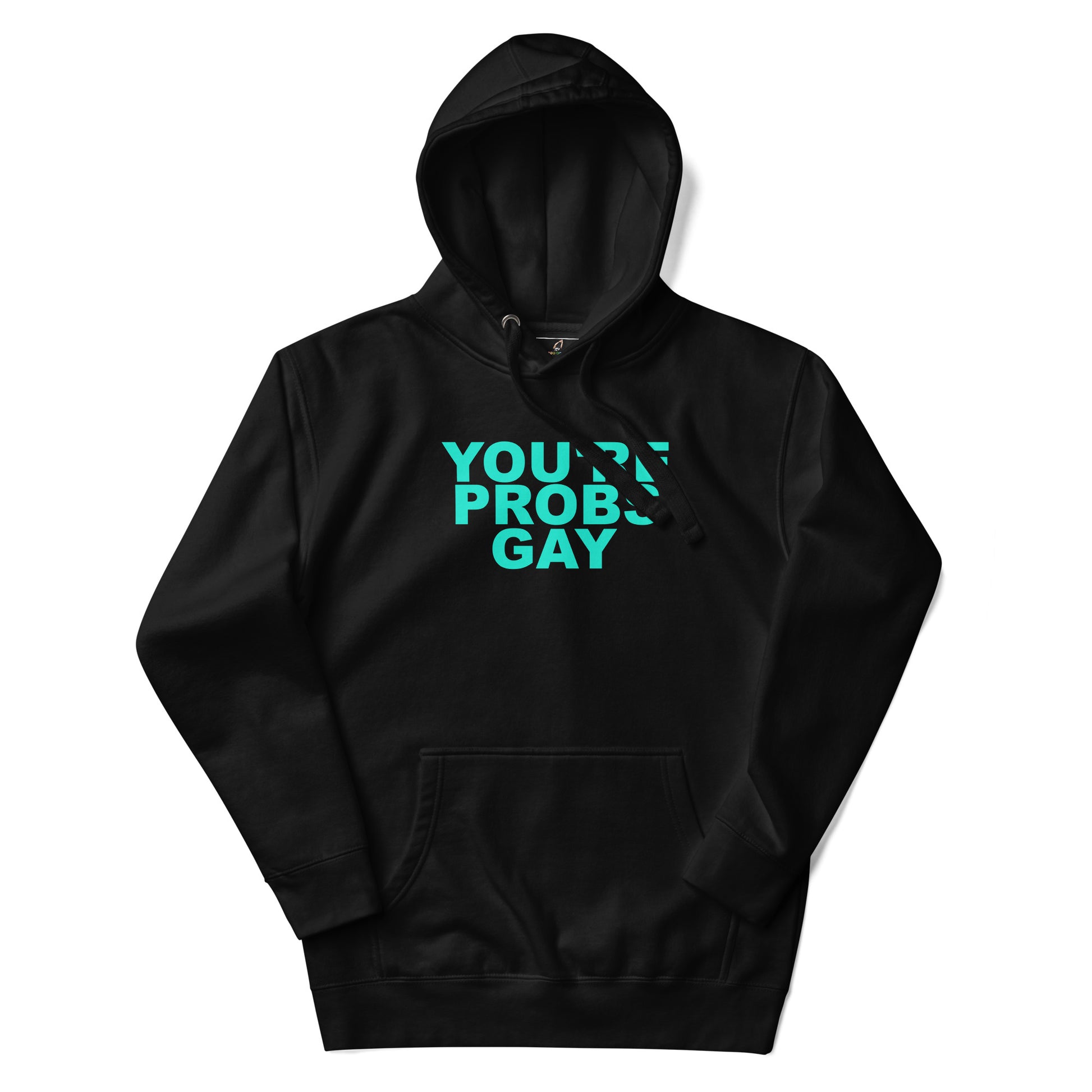 You're Probs Gay Unisex Hoodie - Black