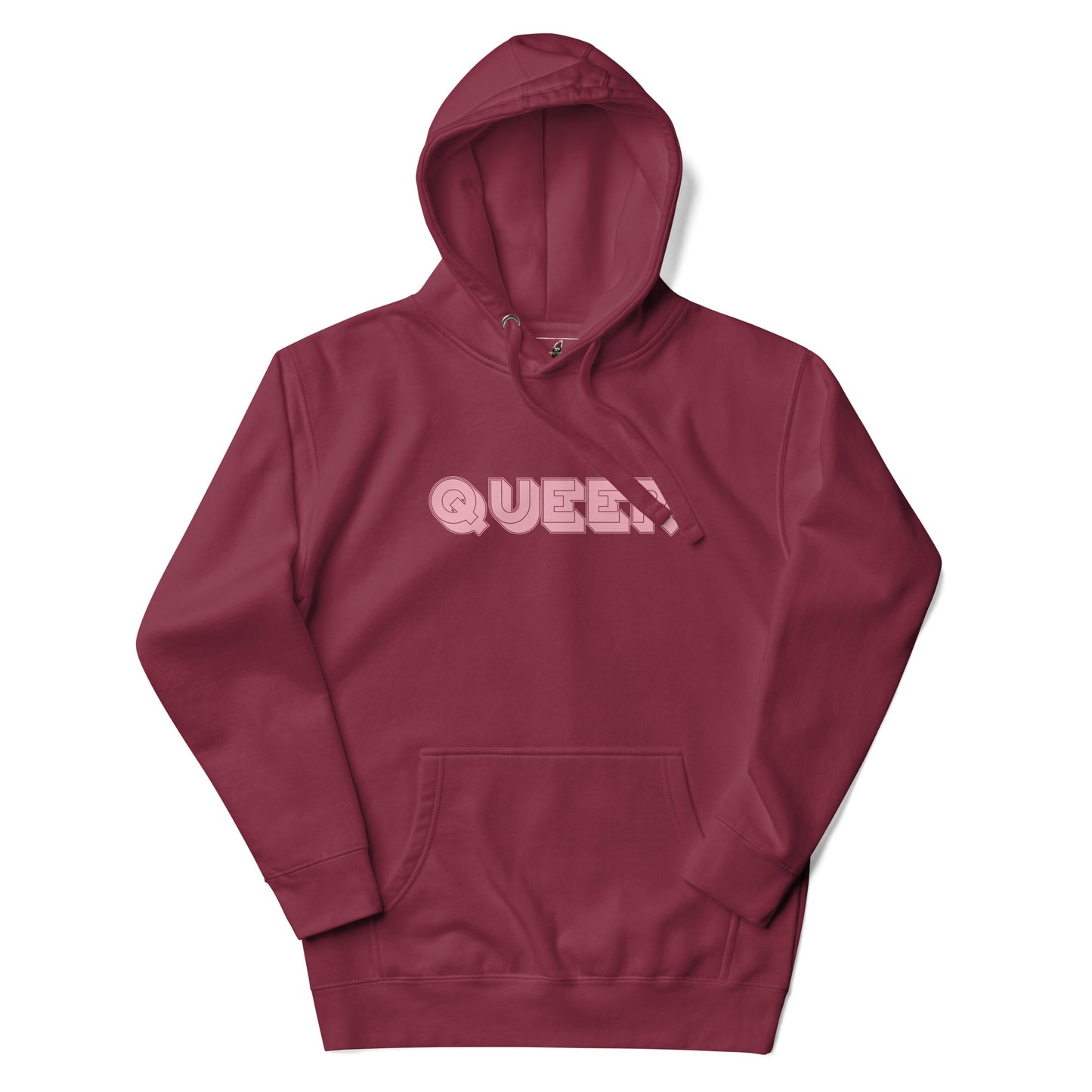 Maroon hoodie with 'Rodeo Life' graphic on a white background