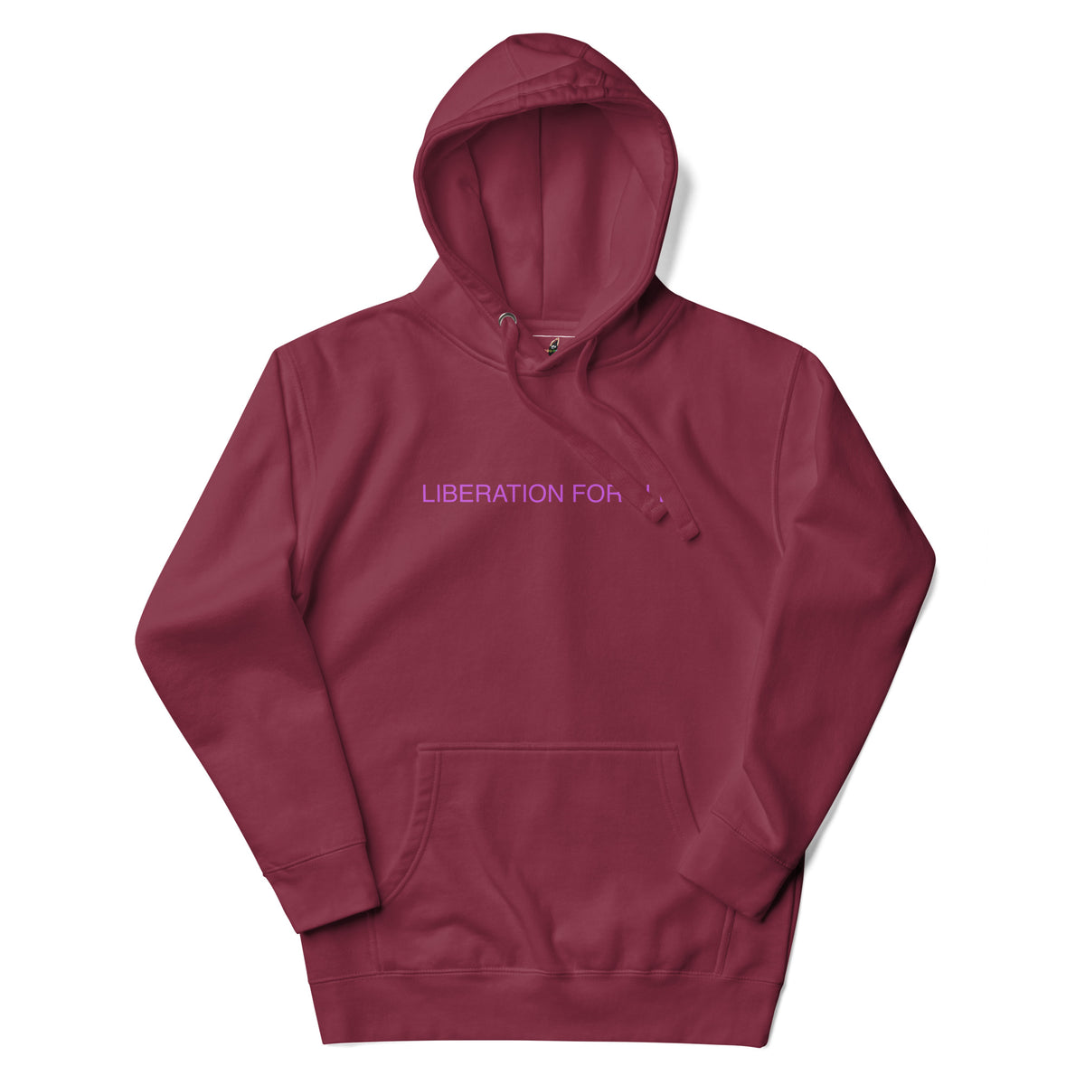 Liberation For All Unisex Hoodie - Maroon