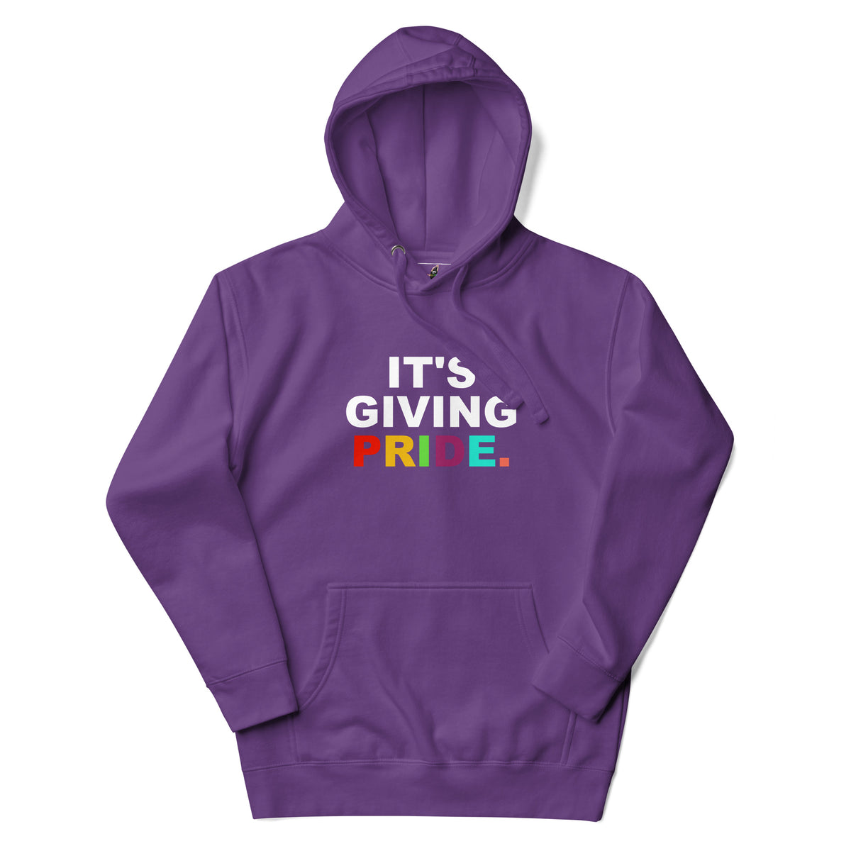 It's Giving Pride. Unisex Hoodie - Purple
