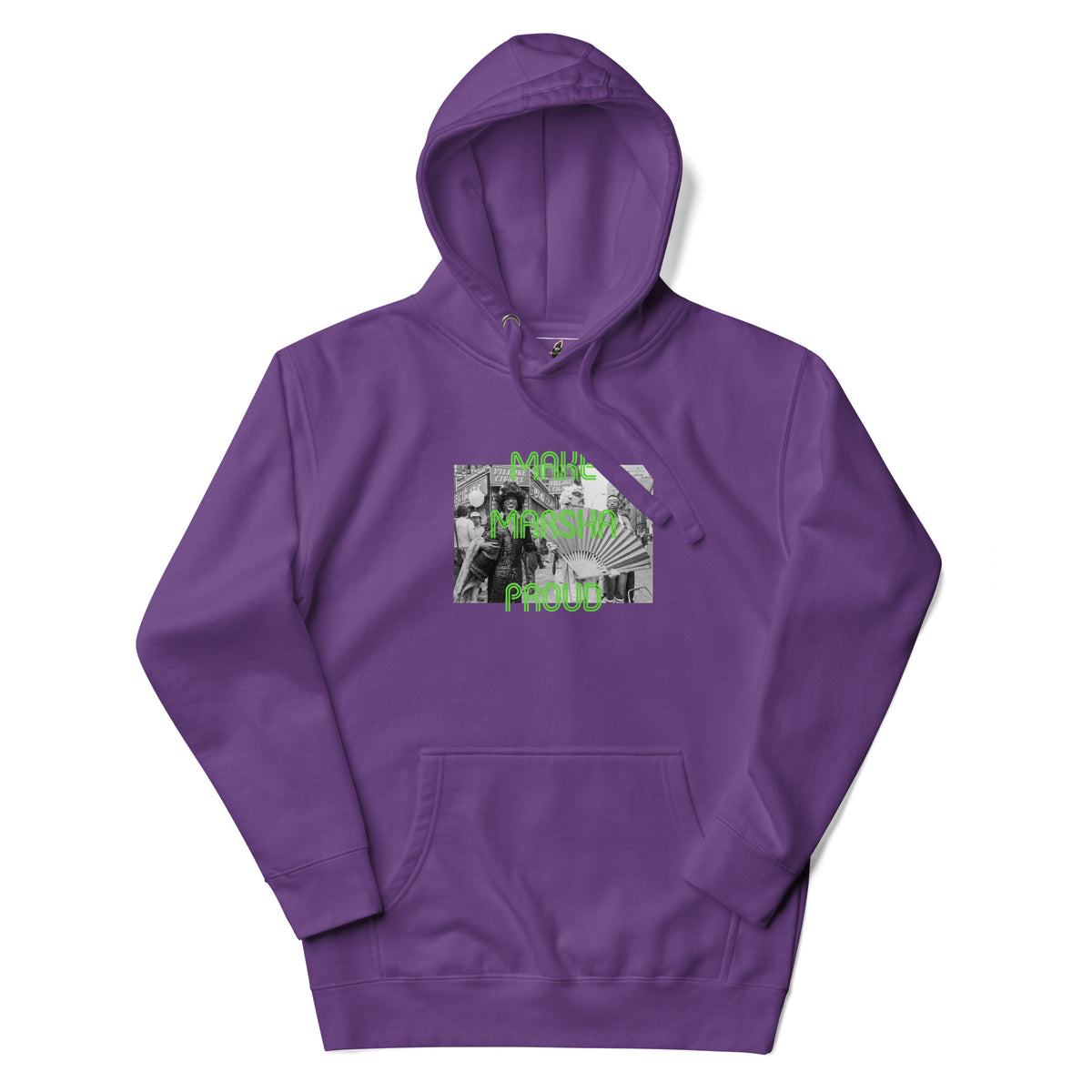 Make Marsha Proud Unisex Hoodie - Purple