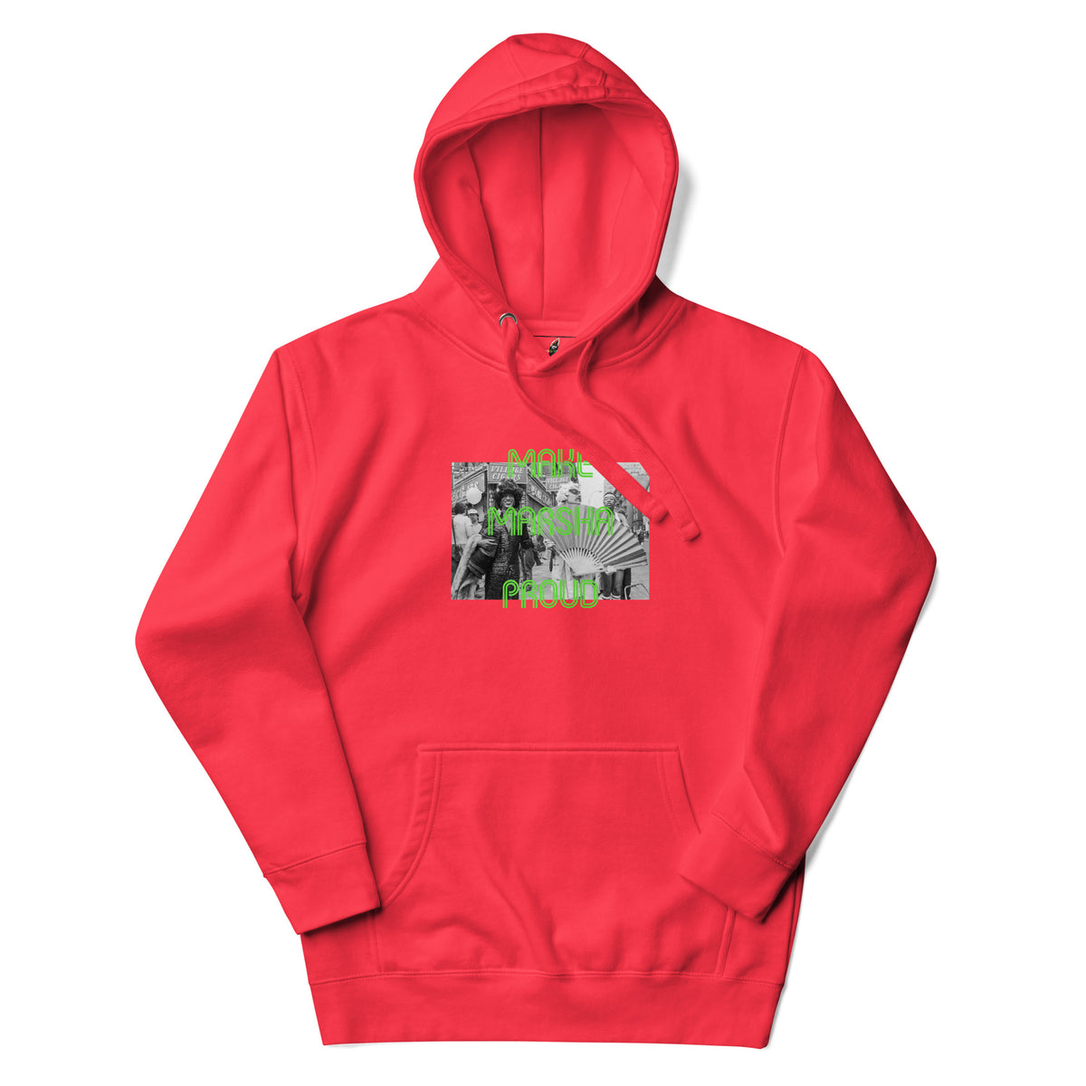 Make Marsha Proud Unisex Hoodie - Red