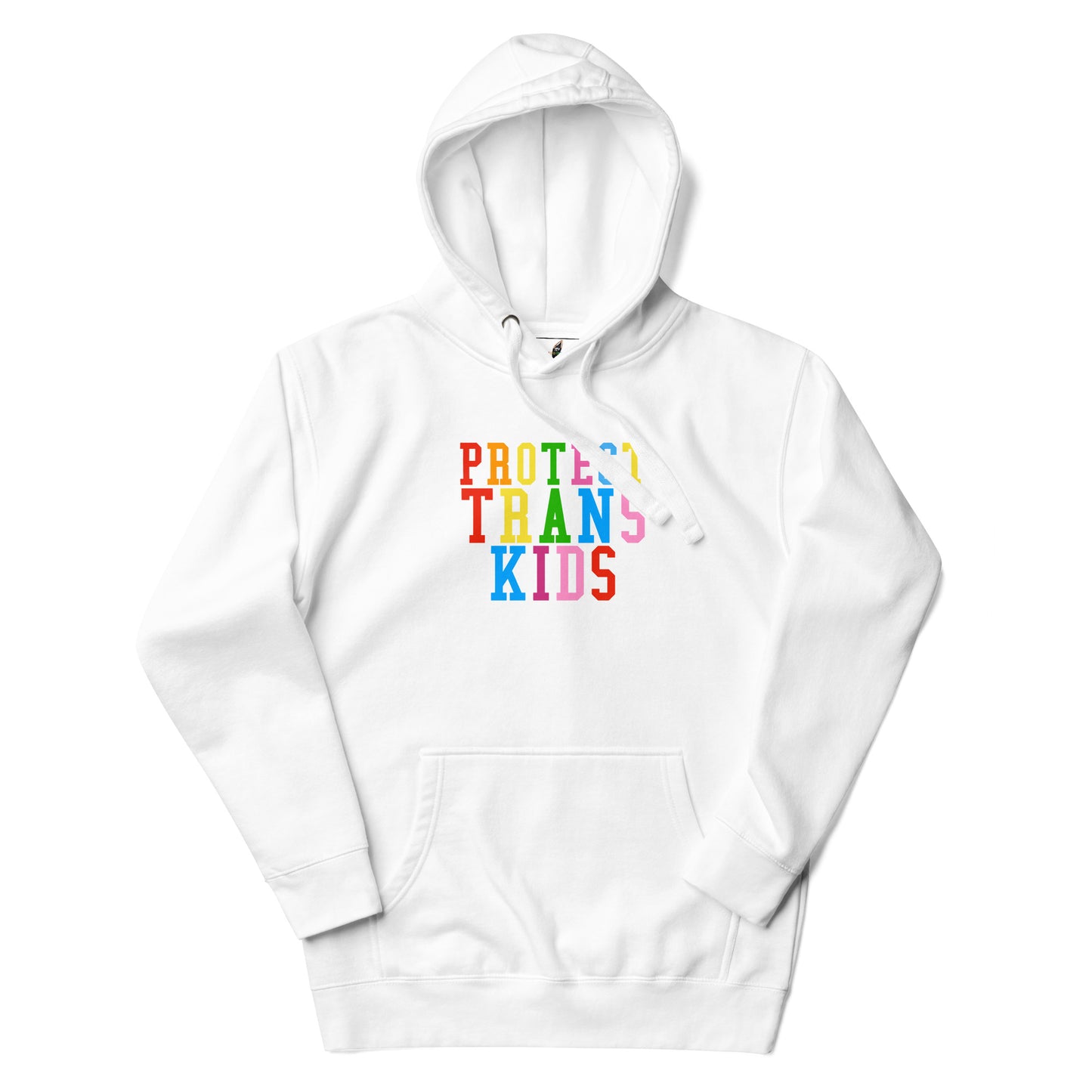 Protect Trans Kids Unisex Hoodie - White
