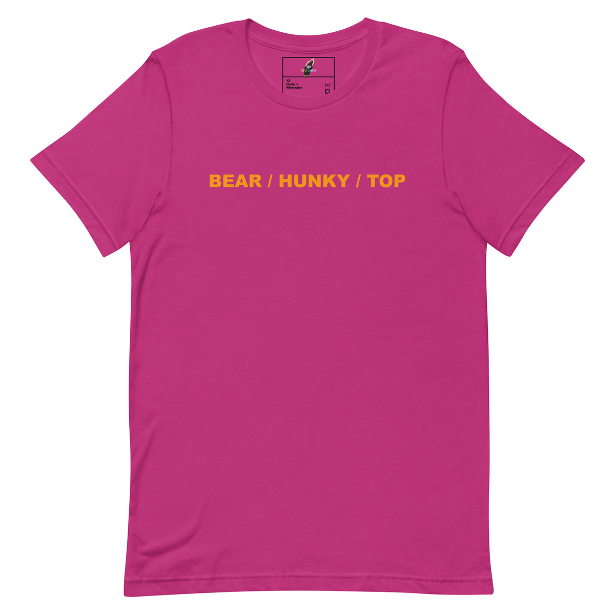 Bear / Hunky / Top Unisex t-shirt