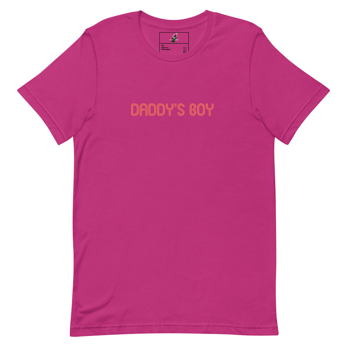 Daddy's Boy Unisex t-shirt - Berry