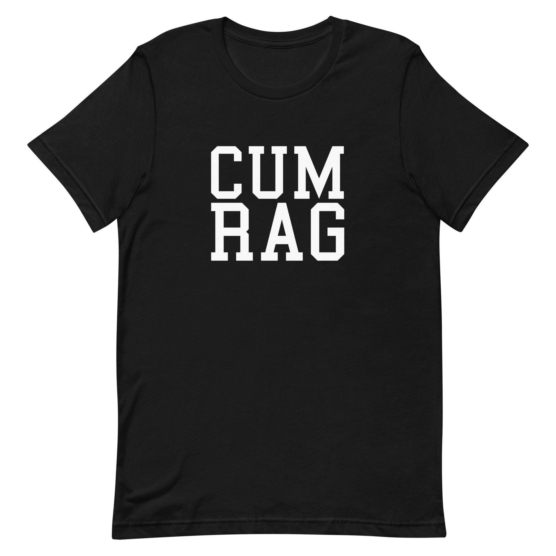 Cum Rag T Shirt - Black