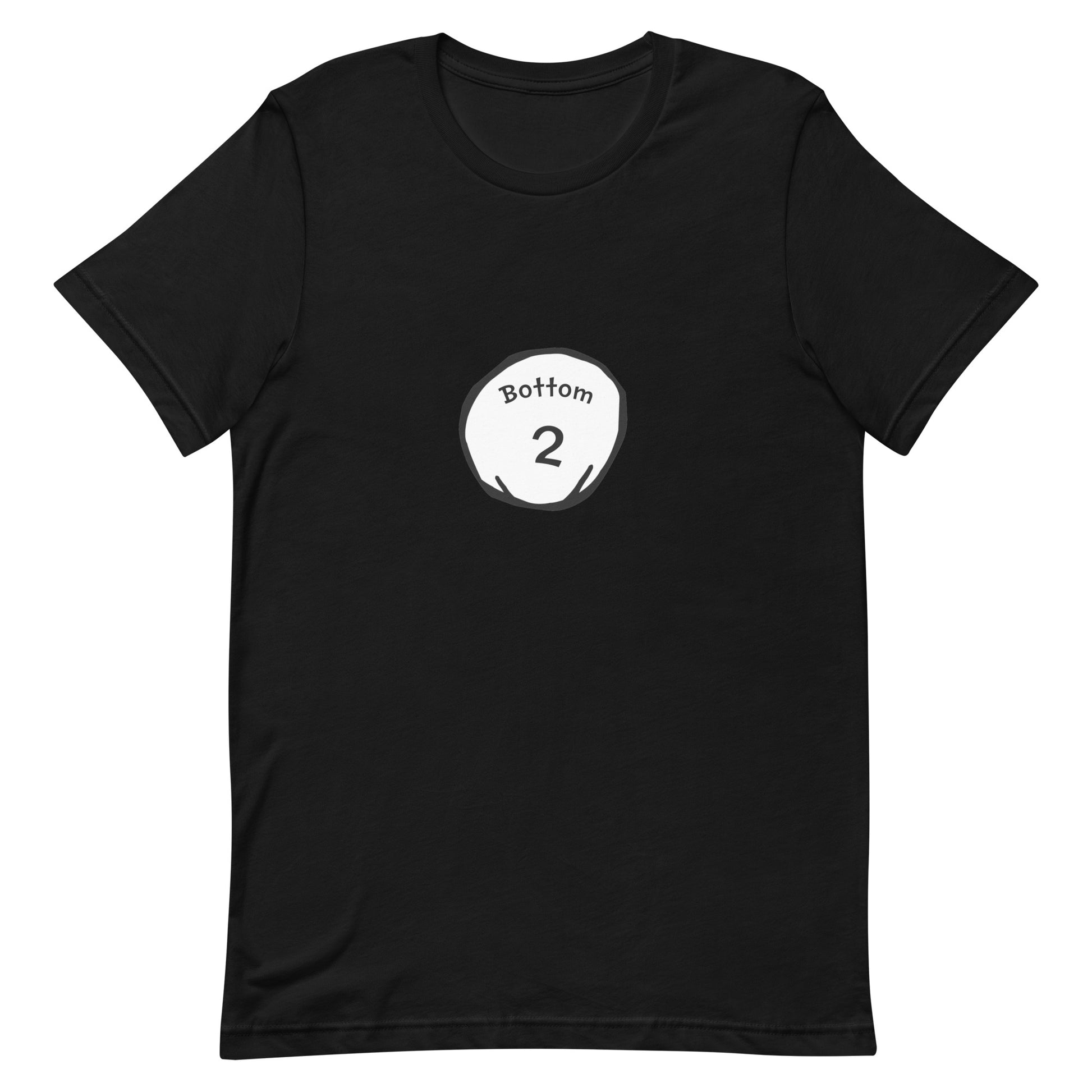 Bottom 2 T Shirt - Black