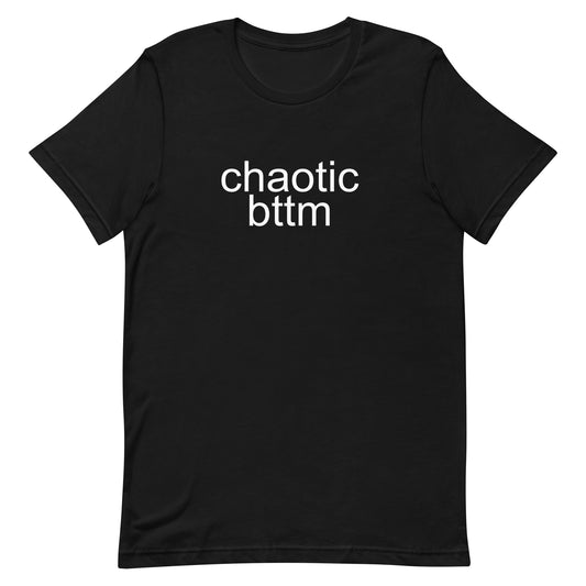 Chaotic Bttm T Shirt - Black