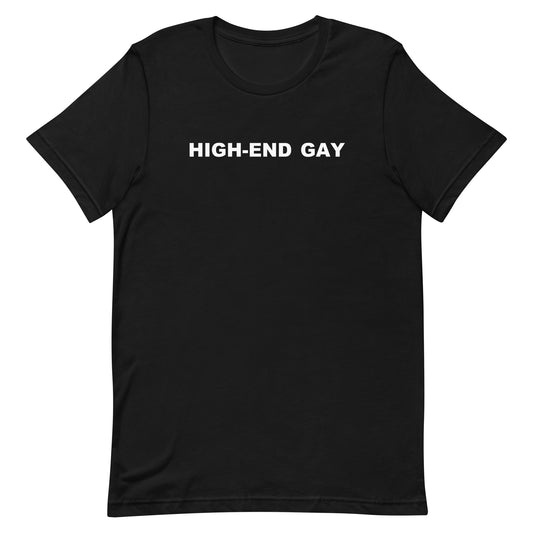 High-End Gay T Shirt - Black