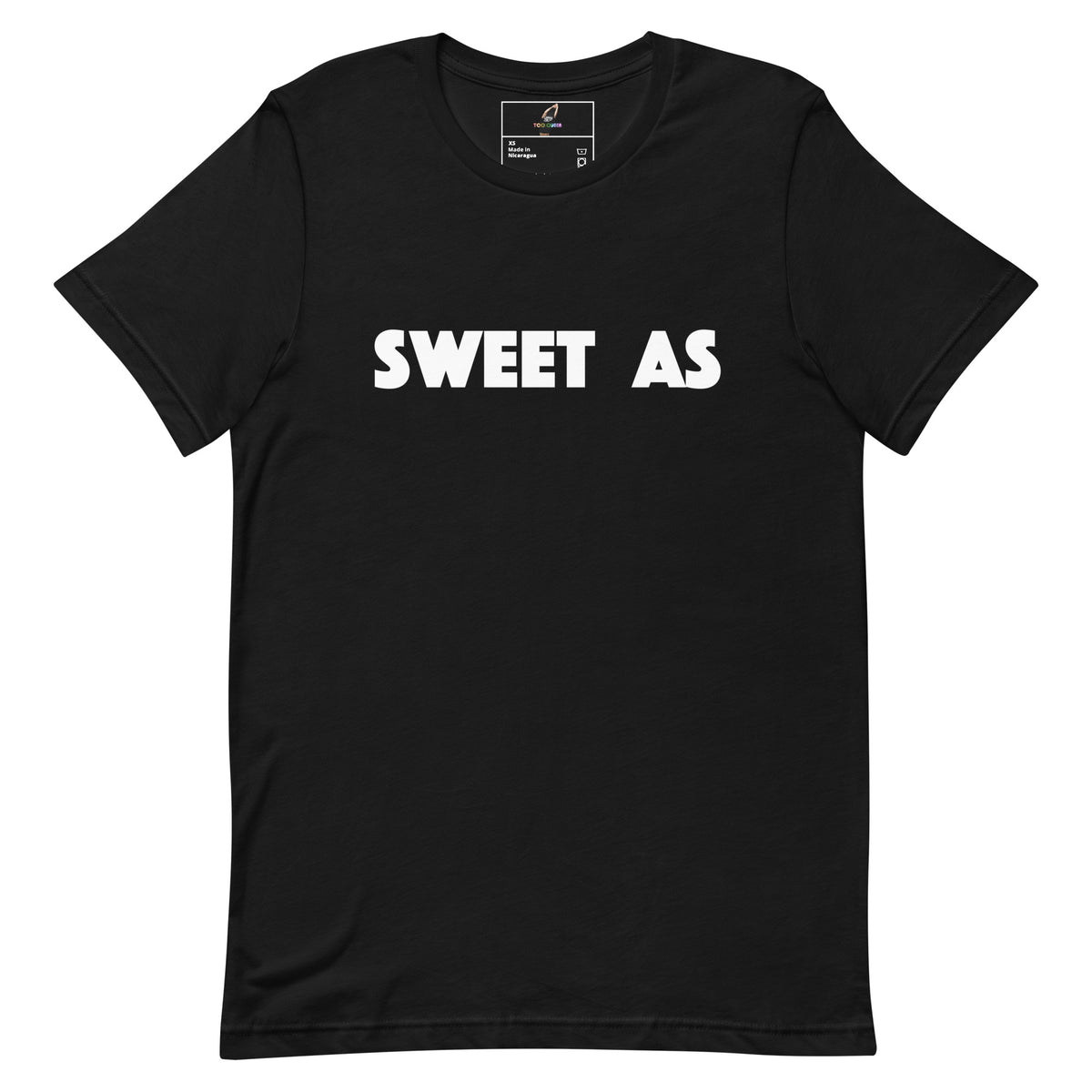Brown t-shirt with 'Model Fugue' logo on a white background