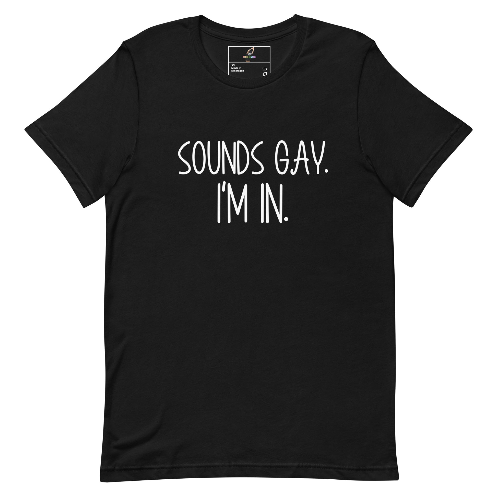 Sounds Gay. I'm In. T Shirt - Black