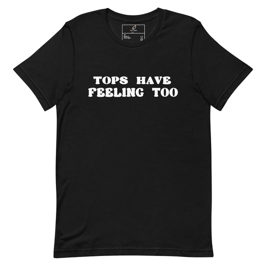 Black t-shirt with 'BE good. prett.' text on a white background