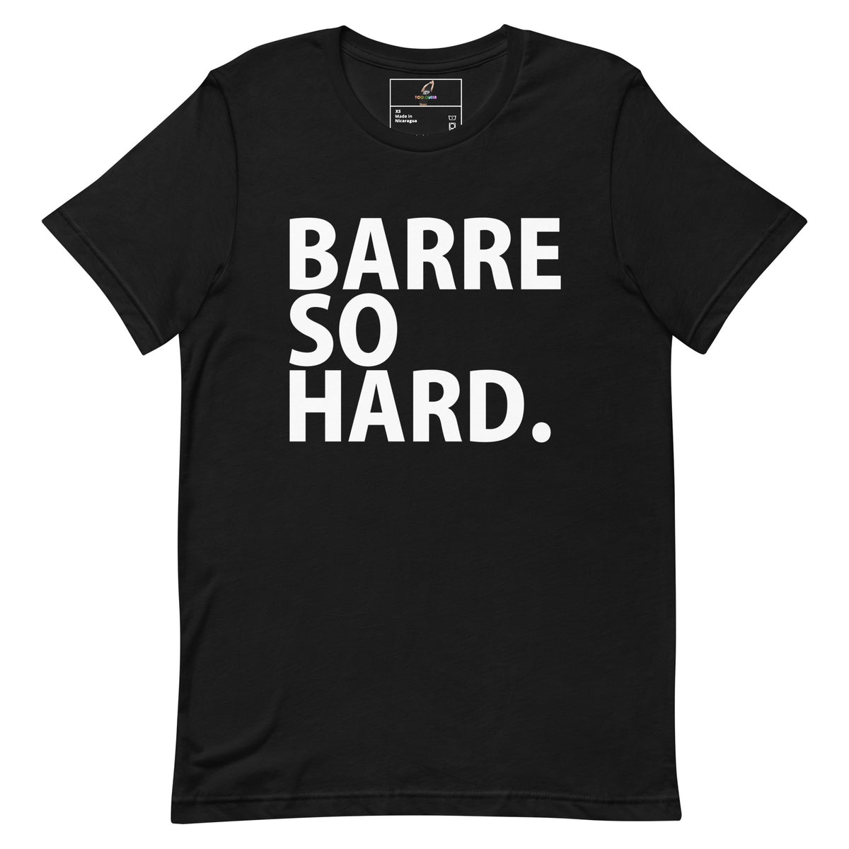 Barre So Hard T Shirt - Black