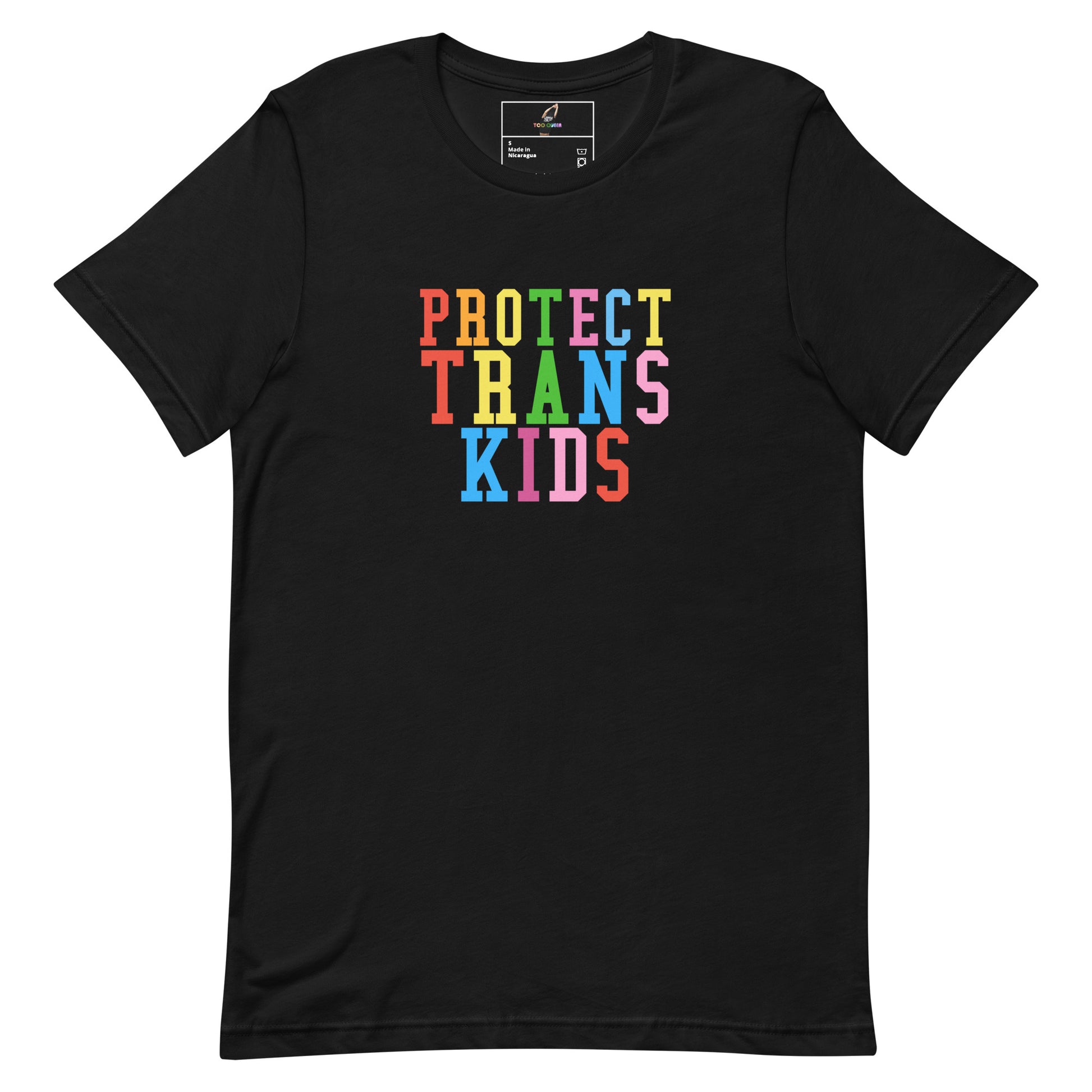 Protect Trans Kids T-Shirt - Black