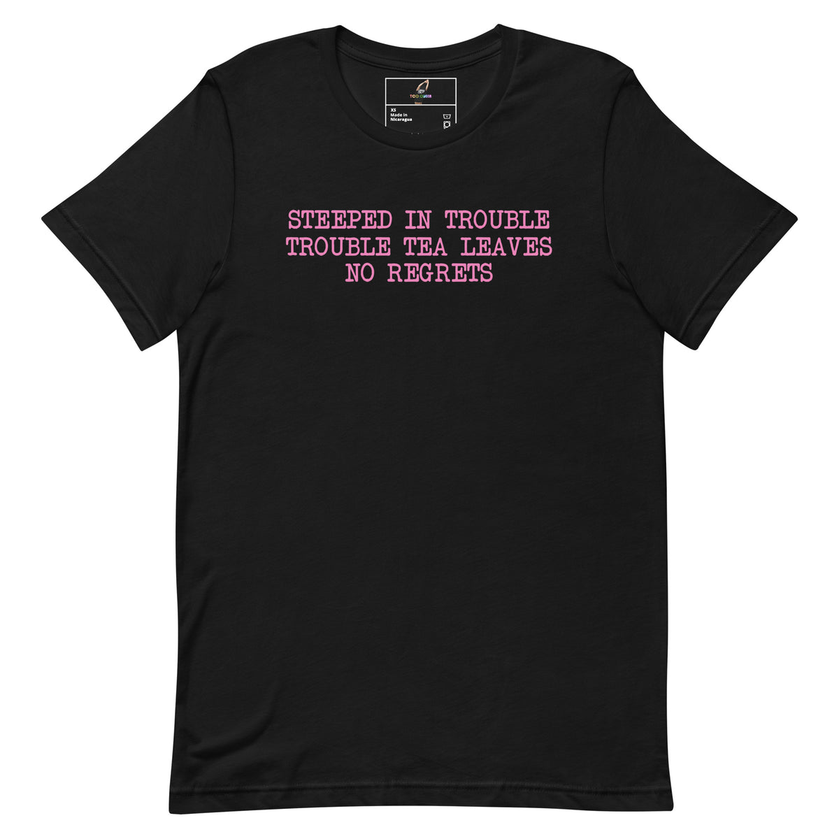 Steeped In Trouble Unisex t-shirt - Black
