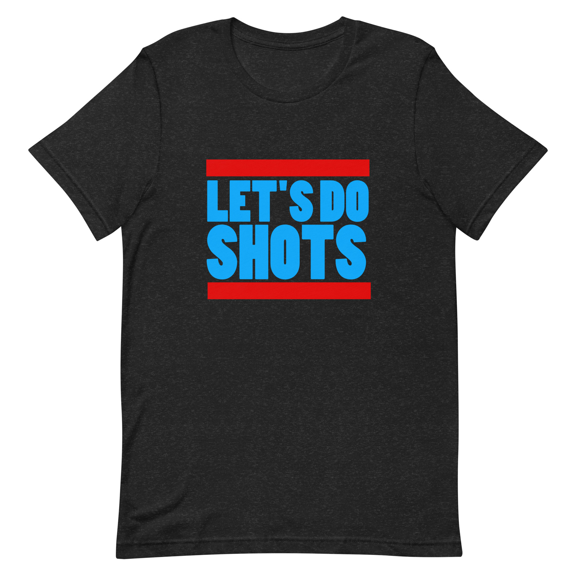 Let's Do Shots T-Shirt - Heather Black