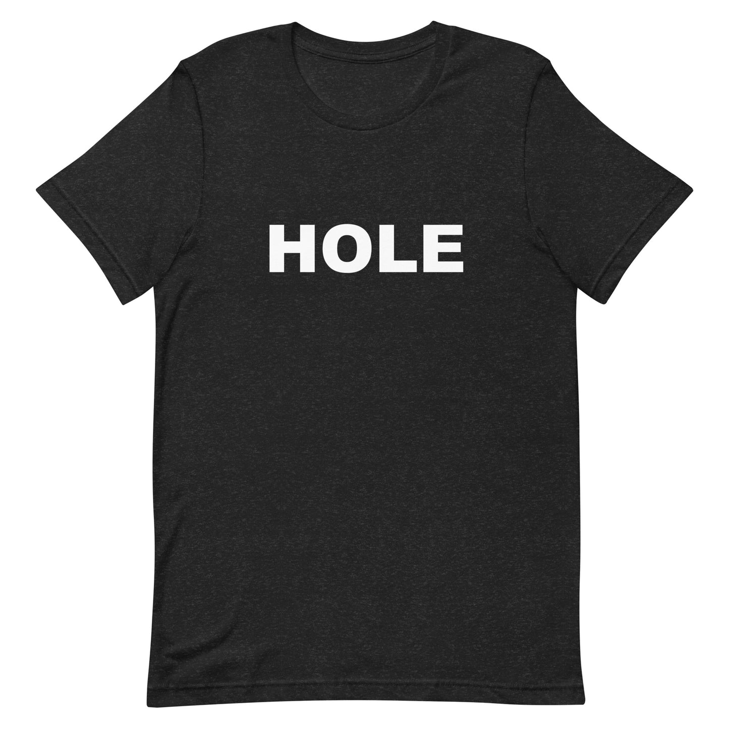 Hole T Shirt - Black Heather