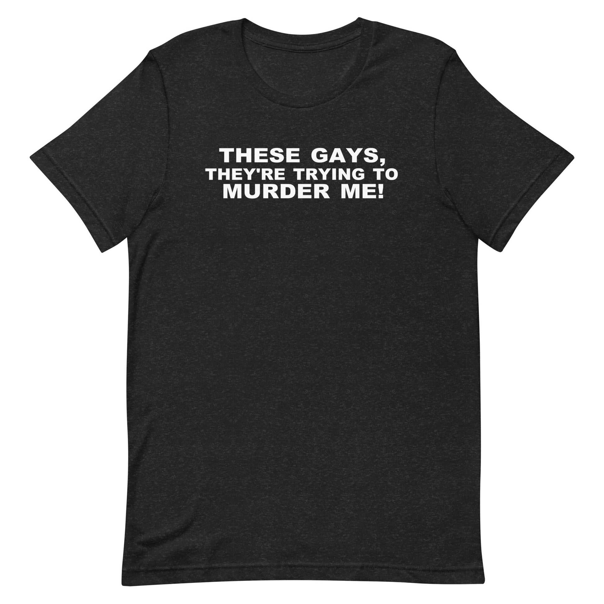 These Gays T Shirt - Black Heather