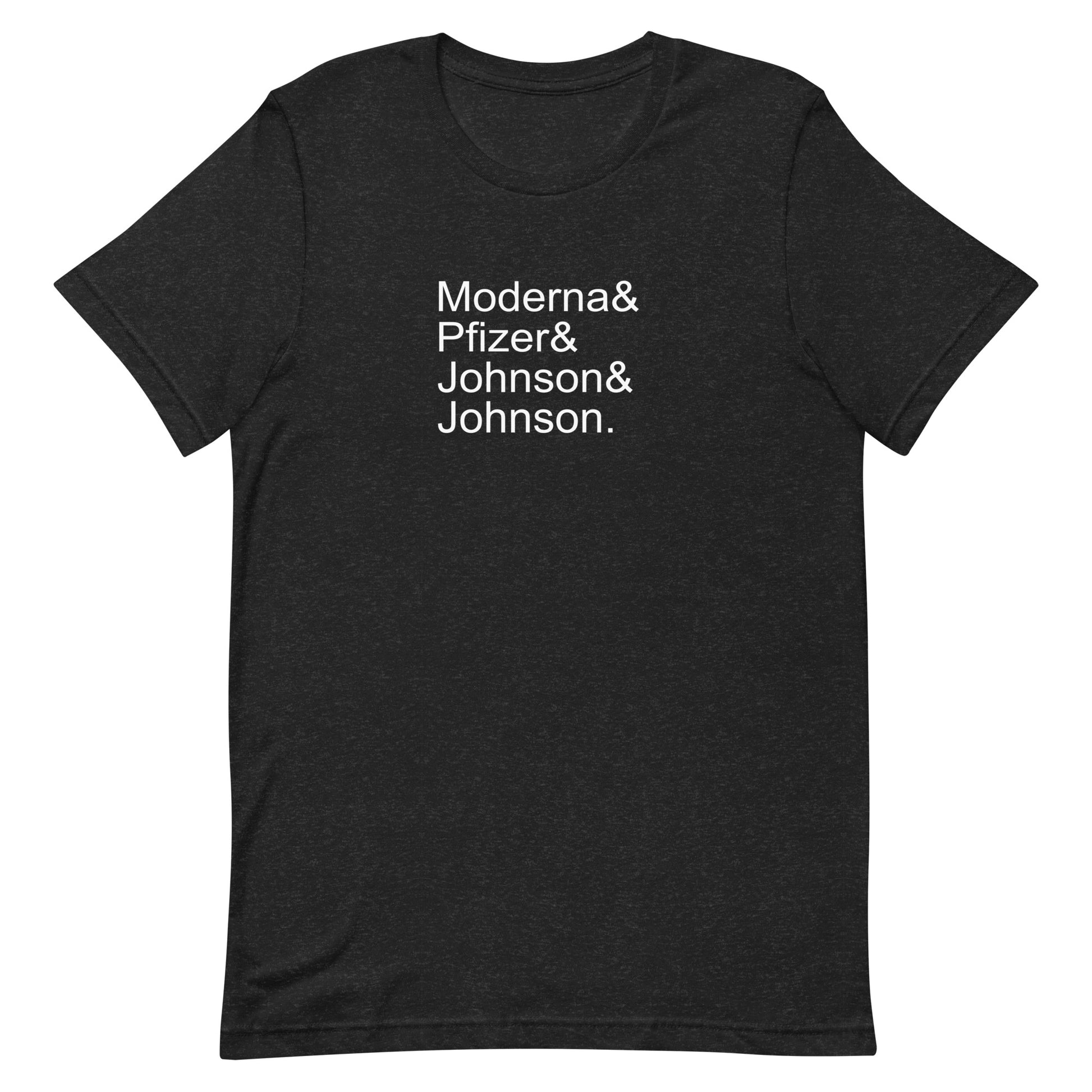 Vaccine T Shirt - Black Heather