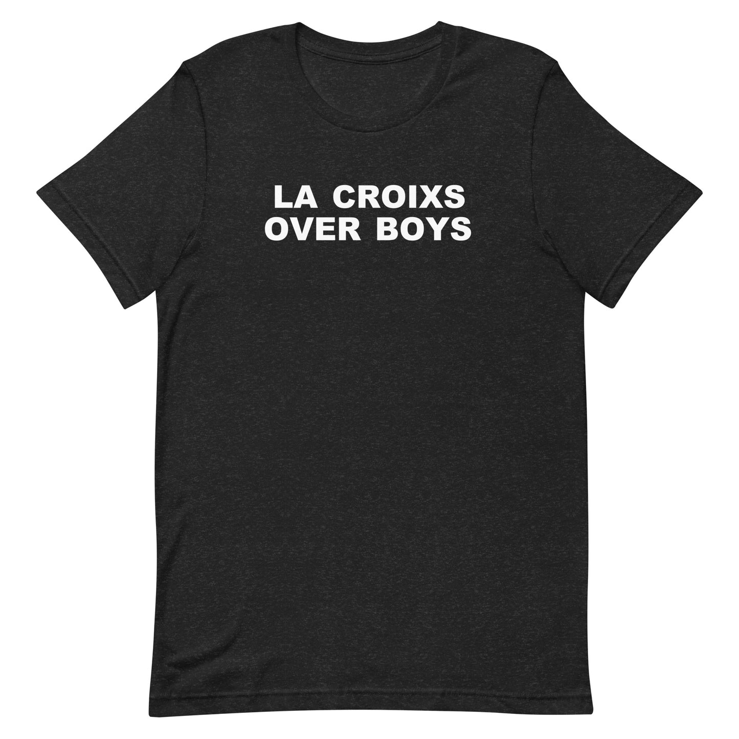 La Croixs Over Boys T Shirt - Black Heather