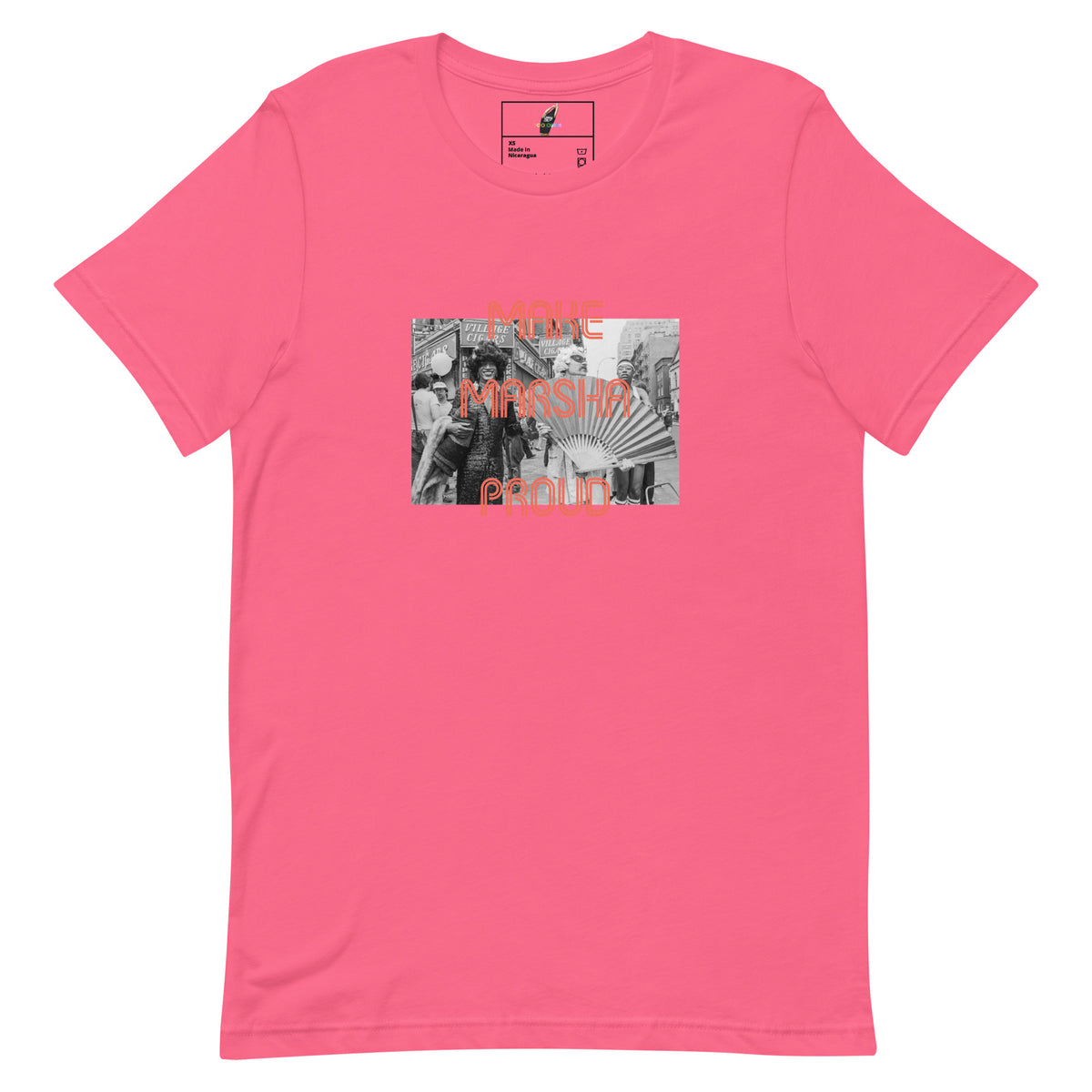 Make Marsha Proud Unisex t-shirt - Pink