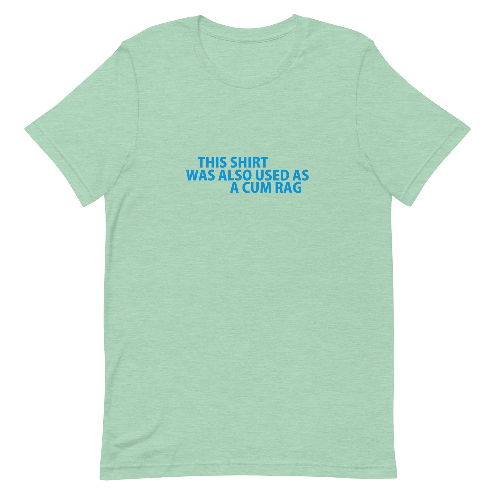 This Shirt Was Also Used As A CUM RAG T Shirt - Heather Prism Mint
