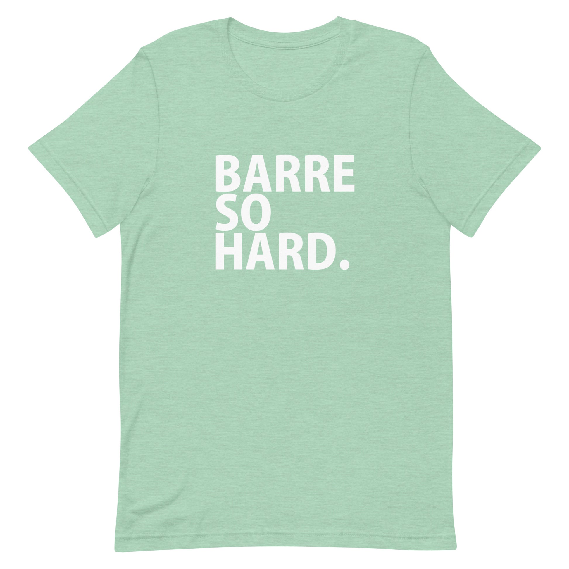 Barre So Hard T Shirt - Heather Prism Mint