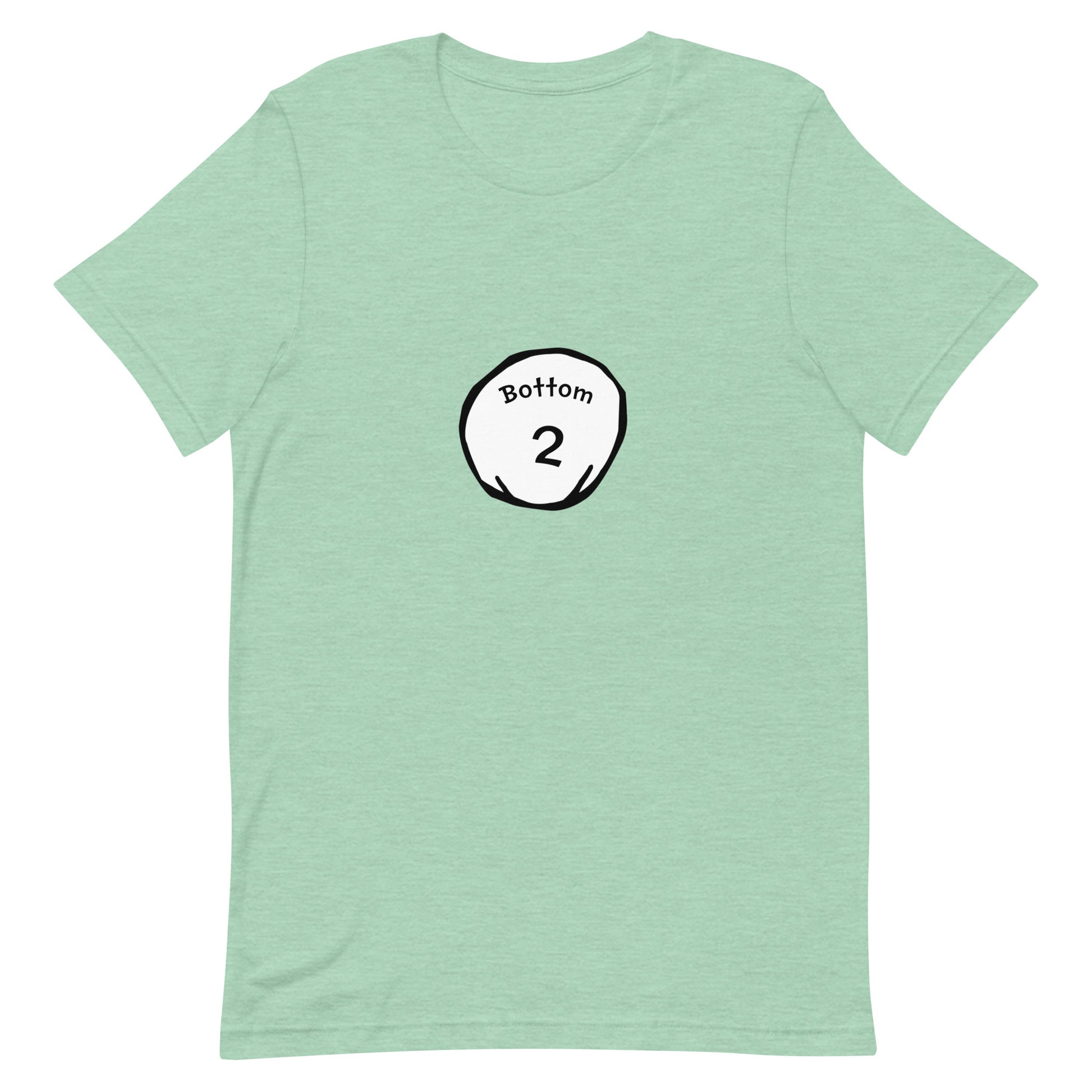 Bottom 2 T Shirt - Heather Prism Mint