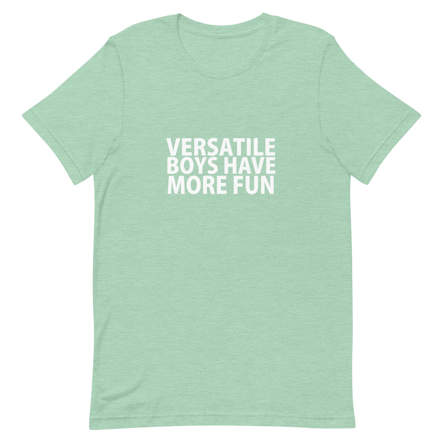 Versatile Boys Have More Fun T-Shirt - Heather Prism Mint
