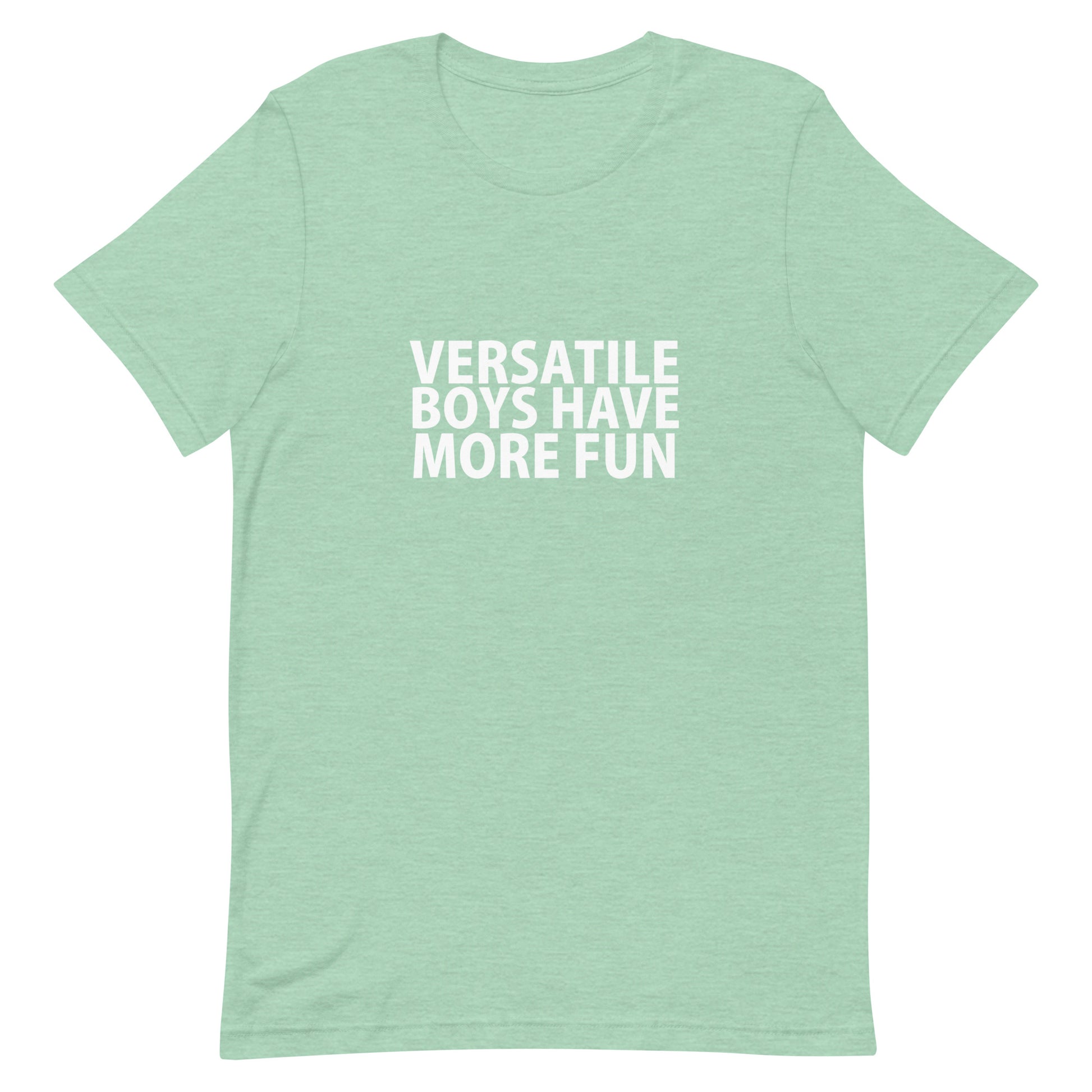 Versatile Boys Have More Fun T-Shirt - Heather Prism Mint