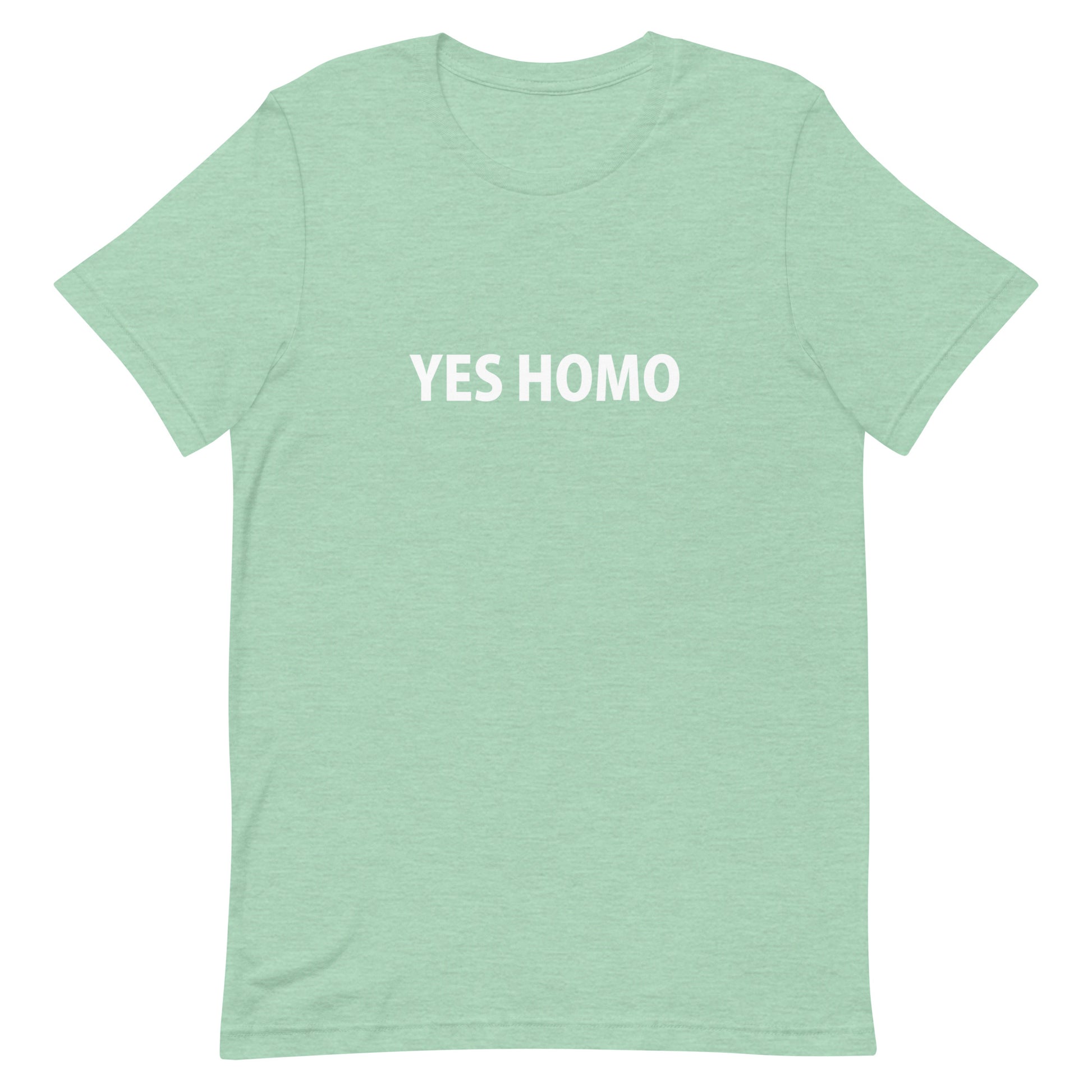 You Homo T-Shirt - Heather Prism Mint