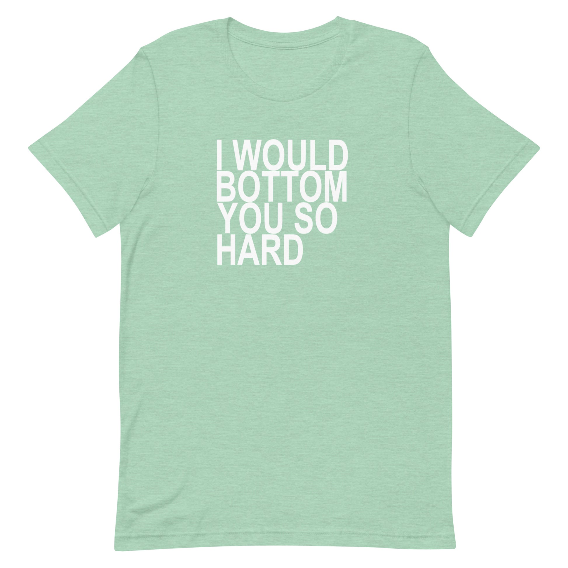 l Would Bottom You So Hard T-Shirt - Heather Prism Mint